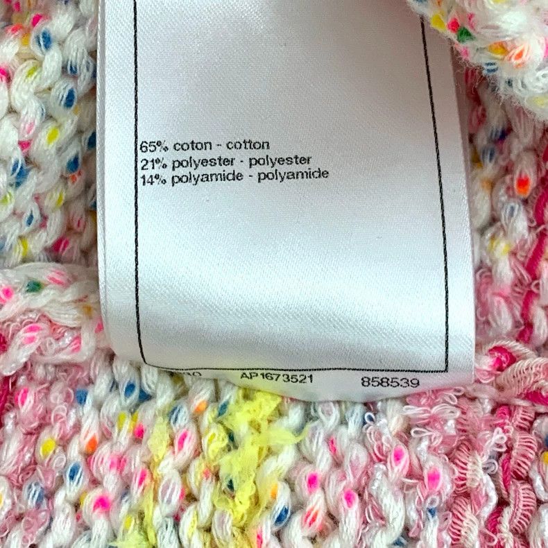 Chanel Chanel 24C pink striped love inlaid cotton round-neck slee Size XS / US 0-2 / IT 36-38 - 8 Thumbnail
