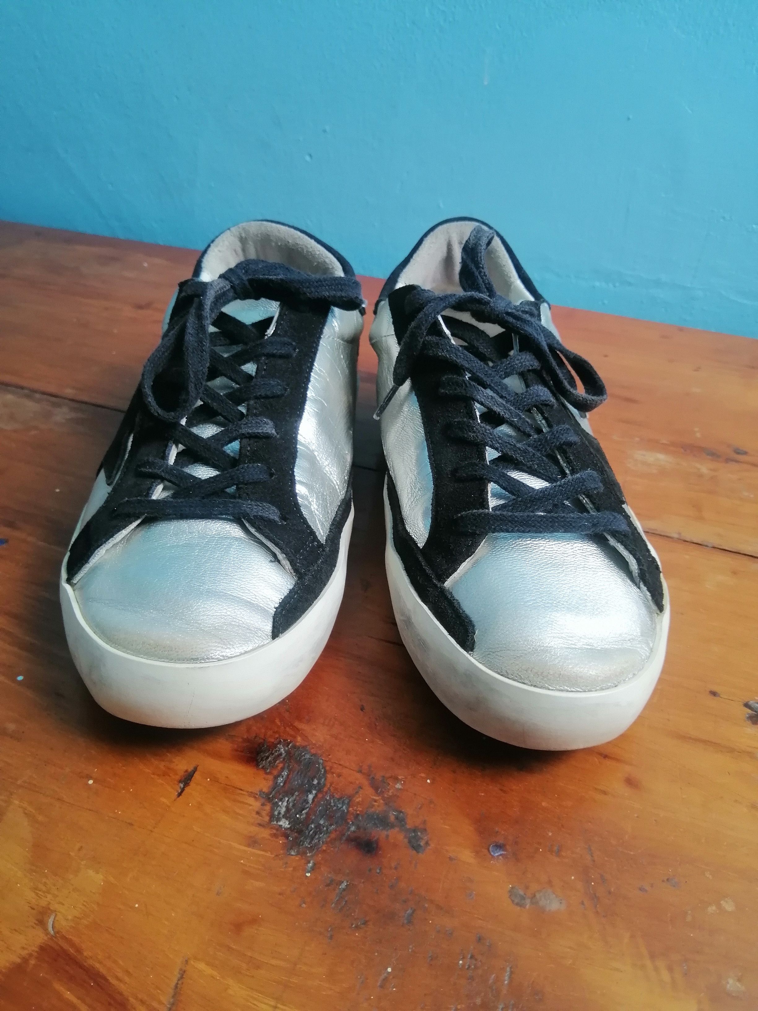 Golden Goose Silver Golden Goose Superstar Size US 5.5 / EU 38 - 6 Thumbnail