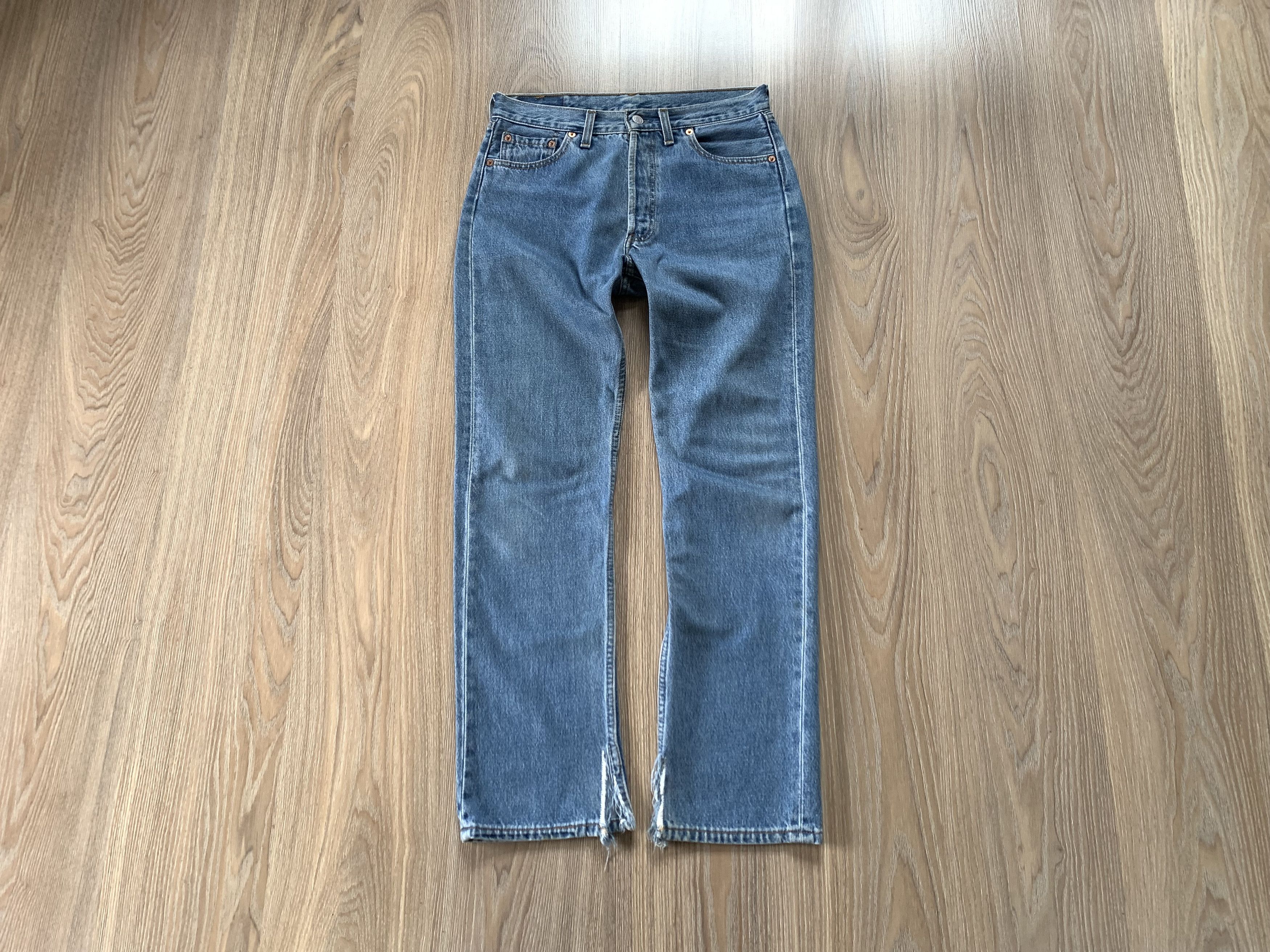 Women’s Levis 501 Blue Denim Jeans