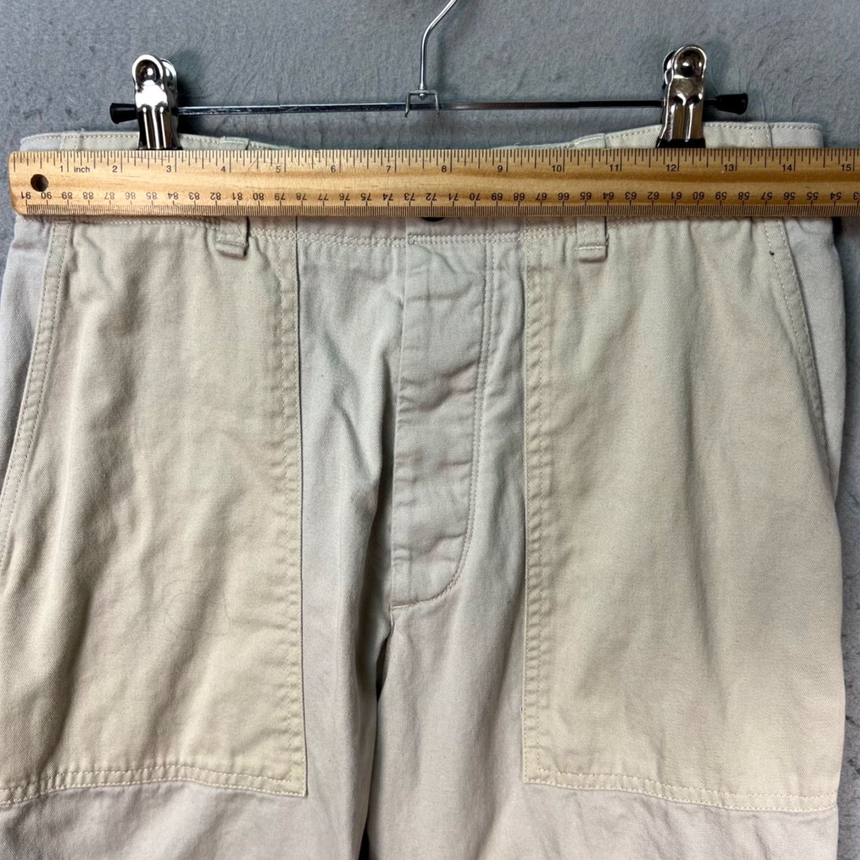 Rag & Bone Rag & Bone Mens Pants 31 White Cotton Carpenter Straight Front Pocket Slash Size 31 Ivory Regular 27 In Inseam Mens Size US 31 - 5 Thumbnail