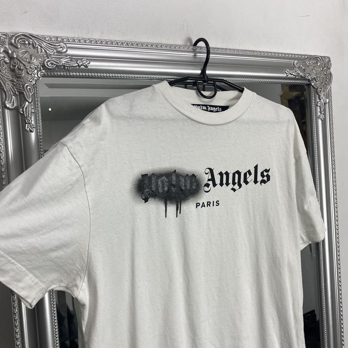 Palm Angels Palm Angels T-shirt Big Logo Paris Size US XL / EU 56 / 4 - 4 Thumbnail