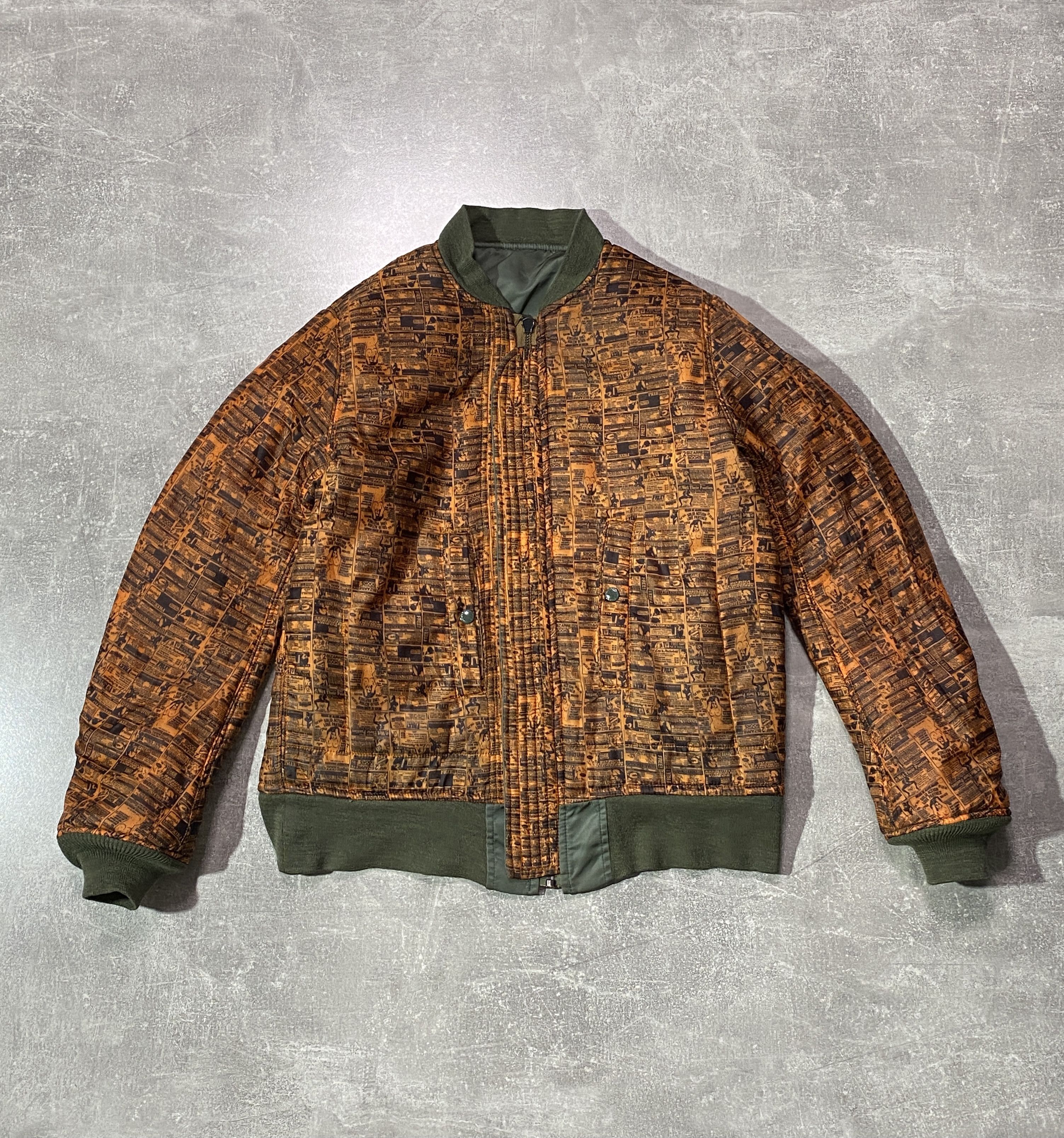 Japanese Brand Vintage 00s WTAPS TABOO VIDEOS MA1 JACKET MILITARY STYLE Size US M / EU 48-50 / 2 - 8 Thumbnail