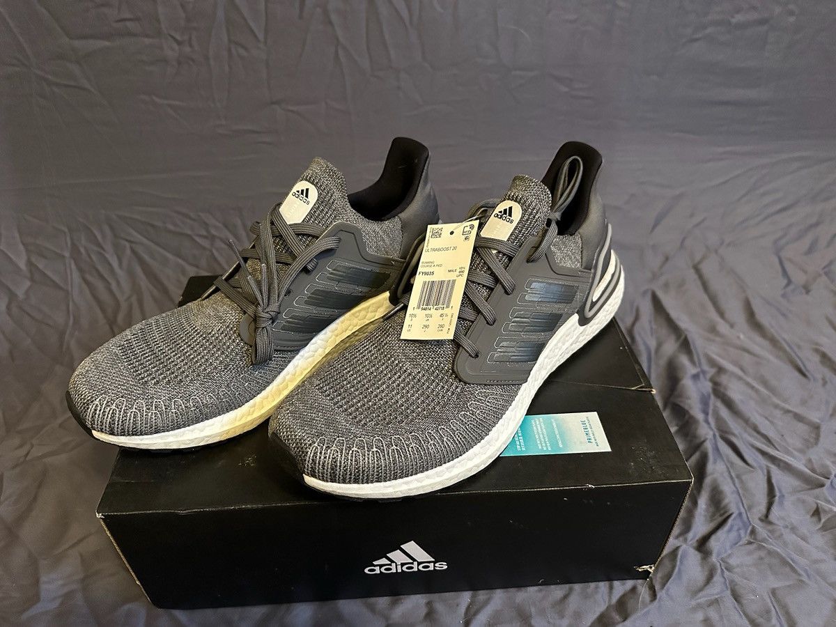 Adidas Adidas Ultraboost 20 Wolf Grey Sz 11US NEW IN BOX FY9035 Size US 11 / EU 44 - 3 Thumbnail