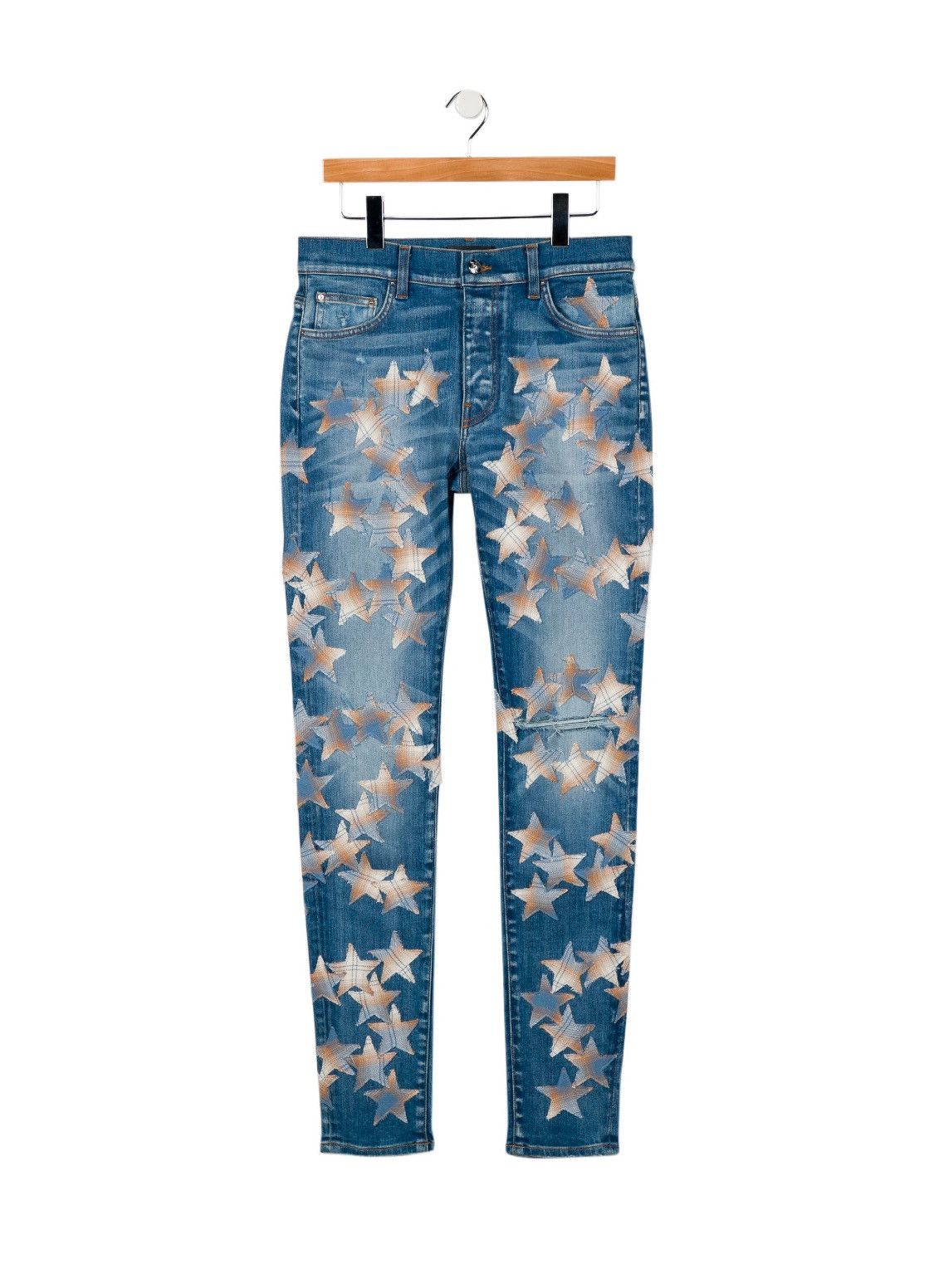 Amiri Amiri x Chemist Denim Star Patch 70’s Indigo Size US 31 - 1 Thumbnail