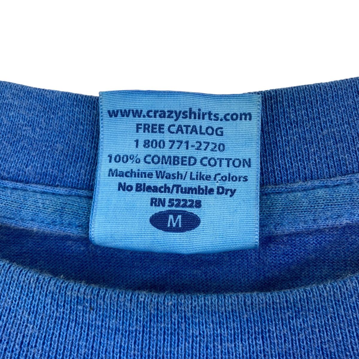 Other Vintage CRAZY SHIRTS HAWAII Blue Honu Dyed Tee Shirt Size M / US 6-8 / IT 42-44 - 8 Thumbnail