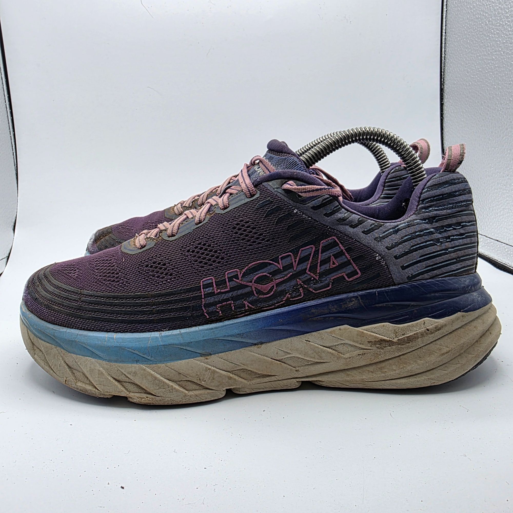 Hoka Hoka One One Bondi 6 Womens Size 9.5 Purple Athletic Shoes R Size US 9.5 / IT 39.5 - 13 Thumbnail