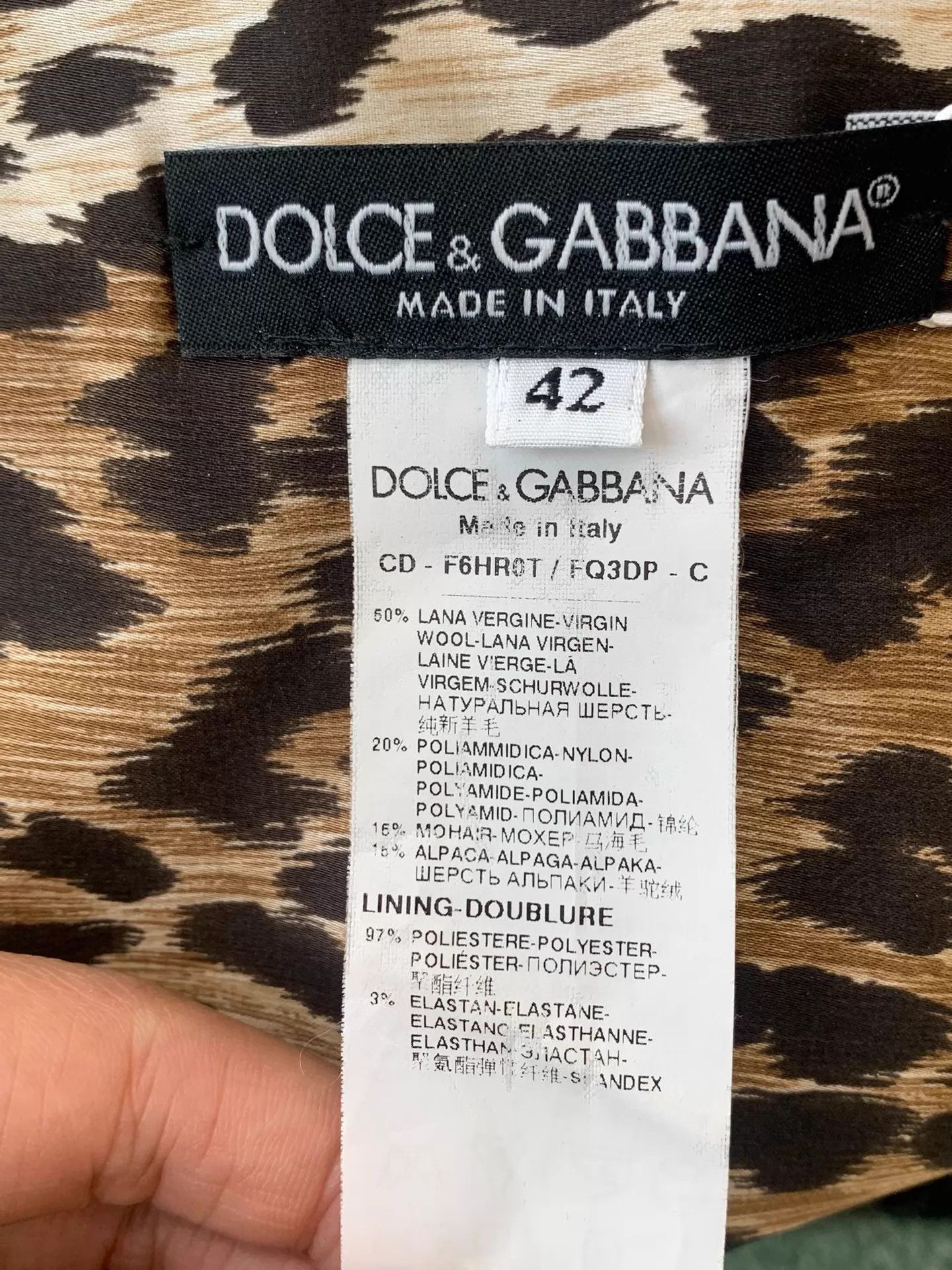 Dolce & Gabbana DG Gray/White Colorblock Sleeveless Dress 42 Like New Size M / US 6-8 / IT 42-44 - 4 Thumbnail