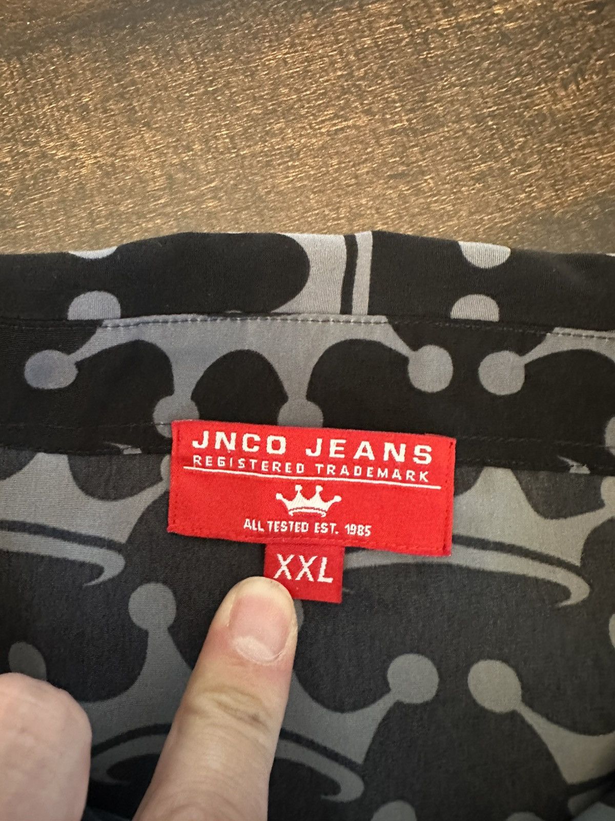 JNCO JNCO VTG Men’s Shirt-Size XXL*Missing Buttons* Size US XXL / EU 58 / 5 - 4 Thumbnail