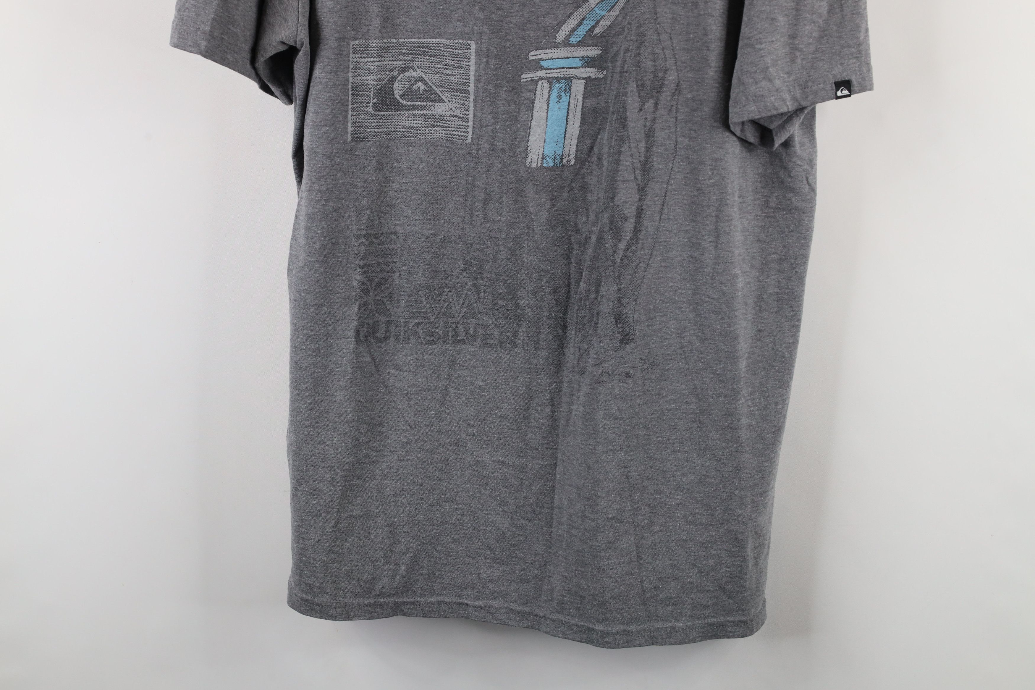 Quiksilver × Vintage Vintage Quiksilver Surfing Out Aloha Hawaii T-Shirt Gray Size US XL / EU 56 / 4 - 3 Thumbnail