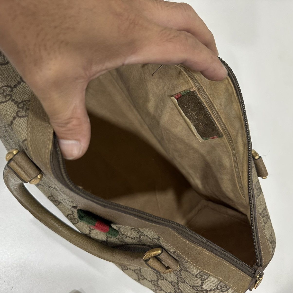 Gucci ‼️LASTDROP‼️ GUCCI VINTAGE GG BOSTON MONOGRAM BAG Size ONE SIZE - 9 Thumbnail