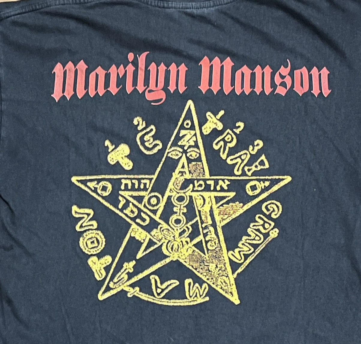 Band Tees × Marilyn Manson × Vintage Marilyn Manson Hollywood Size US L / EU 52-54 / 3 - 5 Thumbnail
