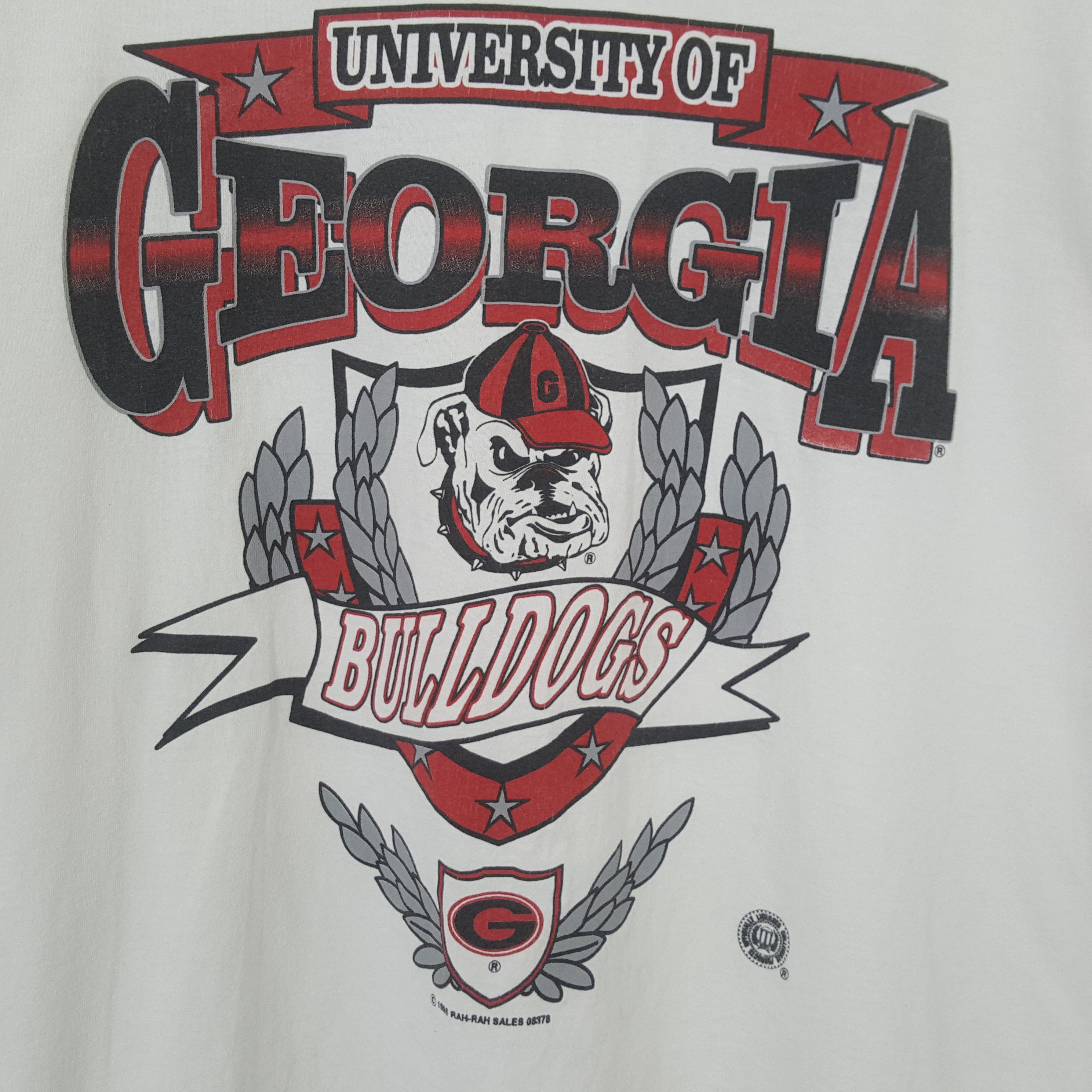 Vintage UNIVERSITY OF GEORGIA BULLDOGS Vintage Tshirt C285N3 Size US XL / EU 56 / 4 - 2 Thumbnail