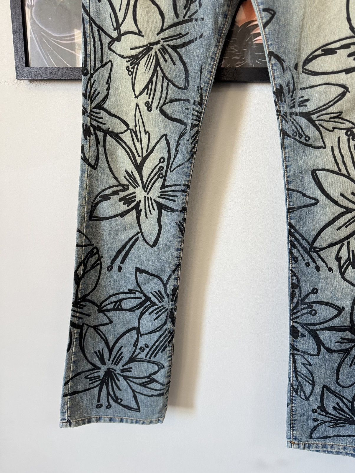 Miss Sixty Vintage Miss Sixty Jeans Flared Distressed 00s Low Rice Size 27" / US 4 / IT 40 - 4 Thumbnail