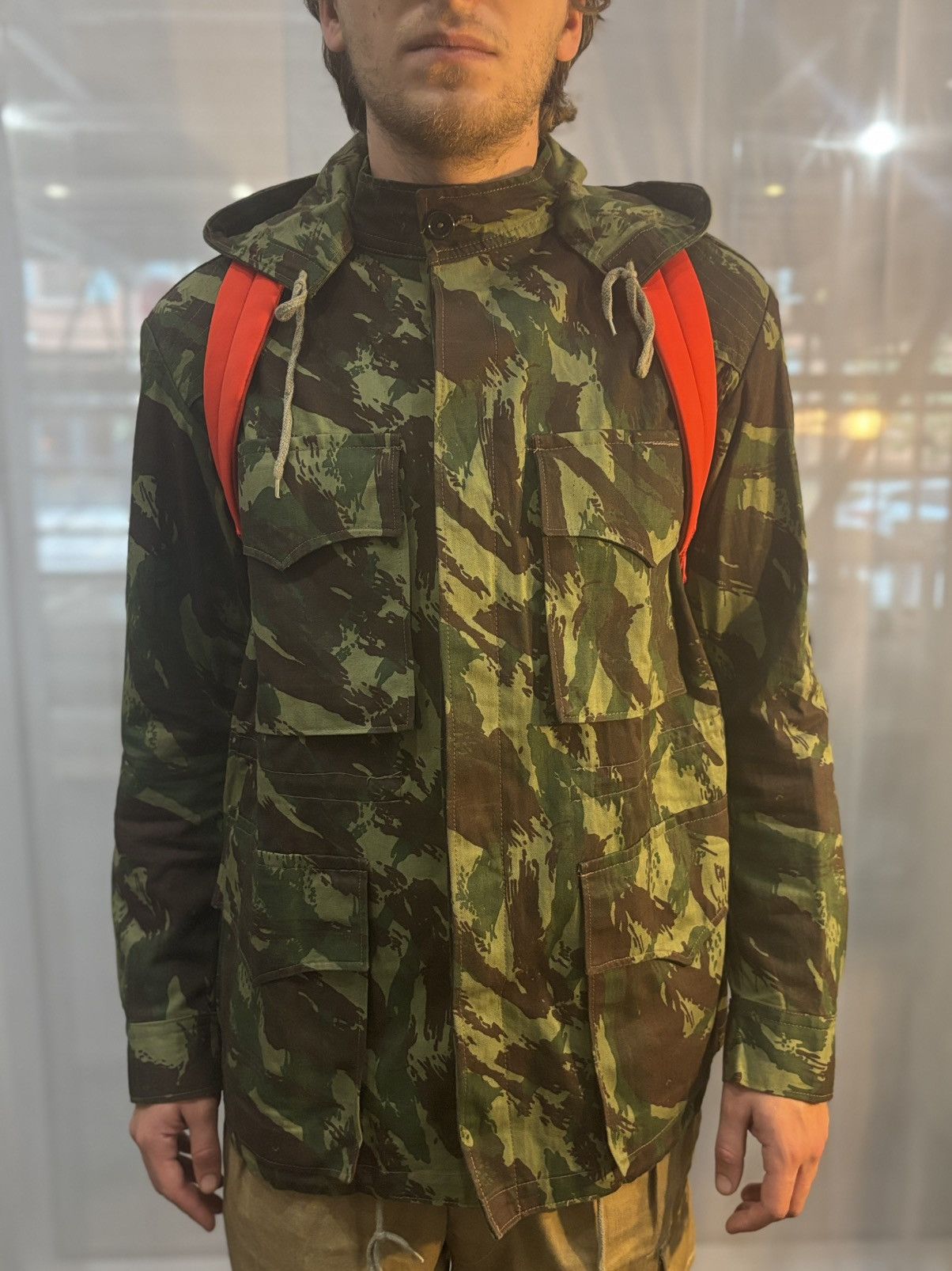 Other 1980s Portuguese Brushstroke Camo Field Jacket Size US L / EU 52-54 / 3 - 1 Thumbnail