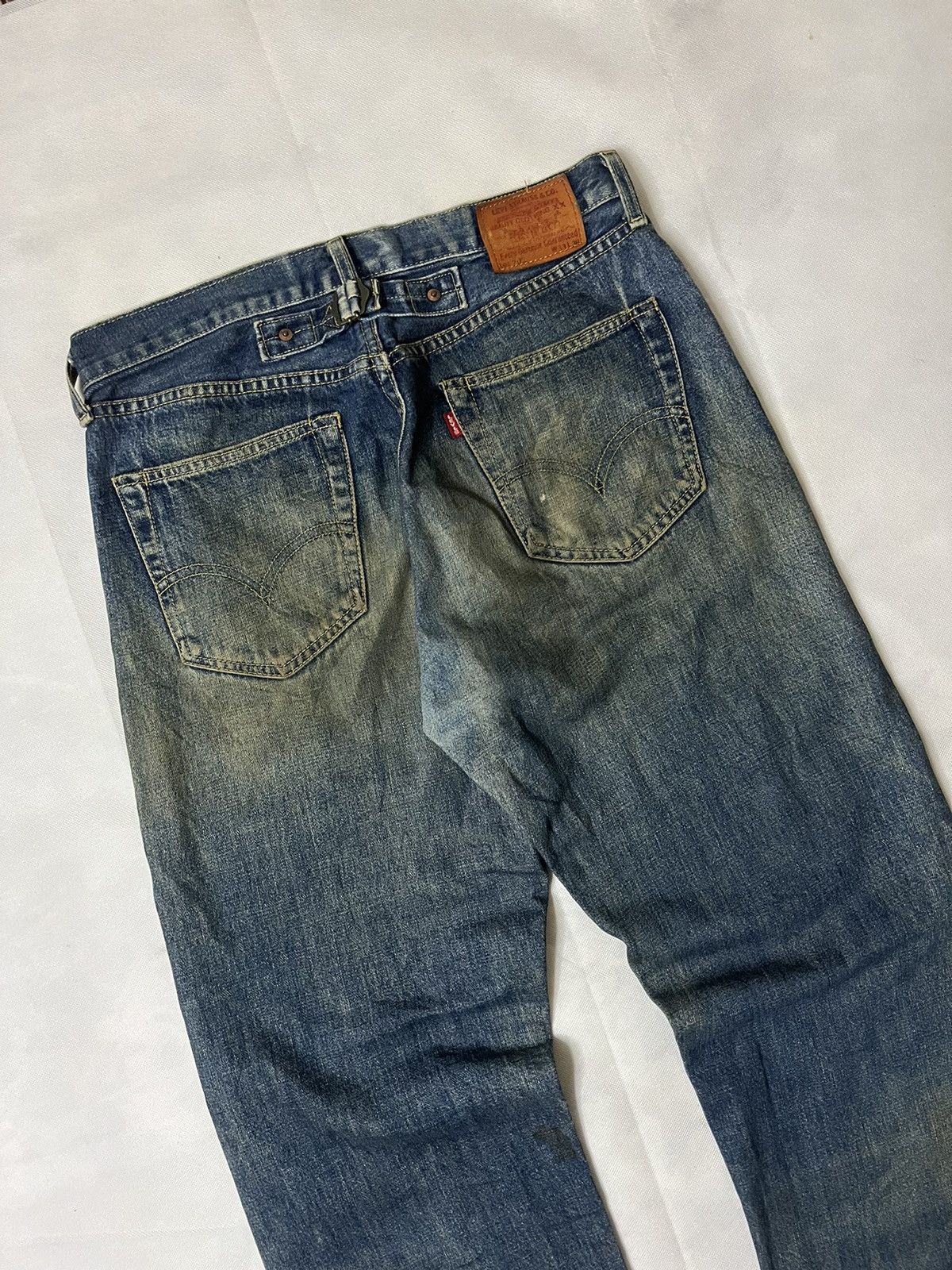 Levi's Vintage 80's Levis 702 "E" Buckle Back Selvedge Denim Size US 33 - 7 Thumbnail