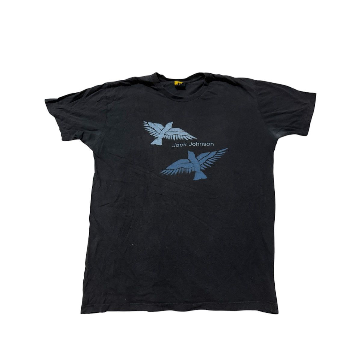 Band Tees × Vintage Vintage 2000s Jack Johnson Brushfire Records T Shirt Y2K Size US M / EU 48-50 / 2 - 1 Thumbnail