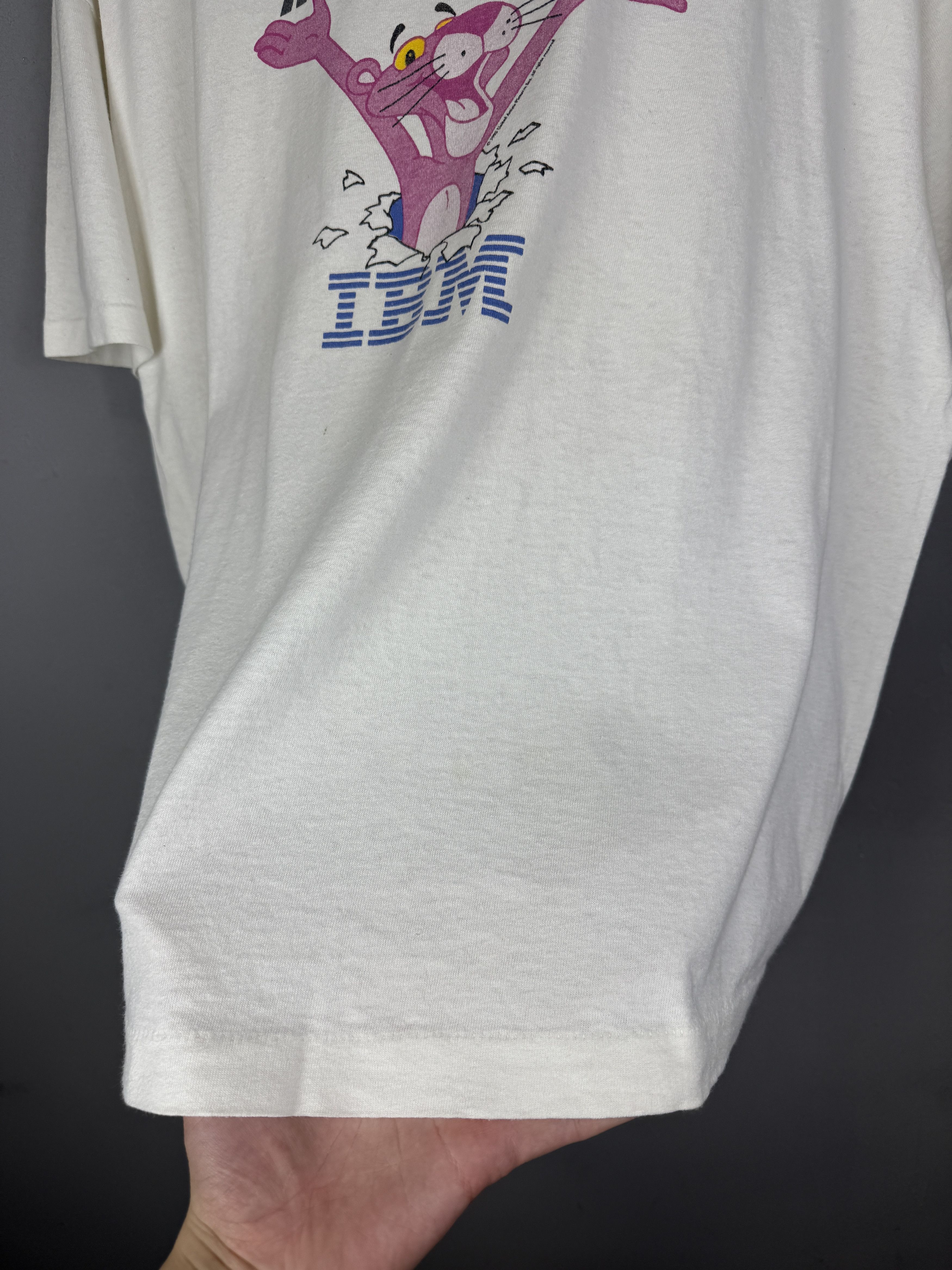 Anime × Cartoon Network × Vintage Vintage Pink Panther T-Shirt 1993 IBM Tee Merisel Cartoon Size US XL / EU 56 / 4 - 8 Thumbnail