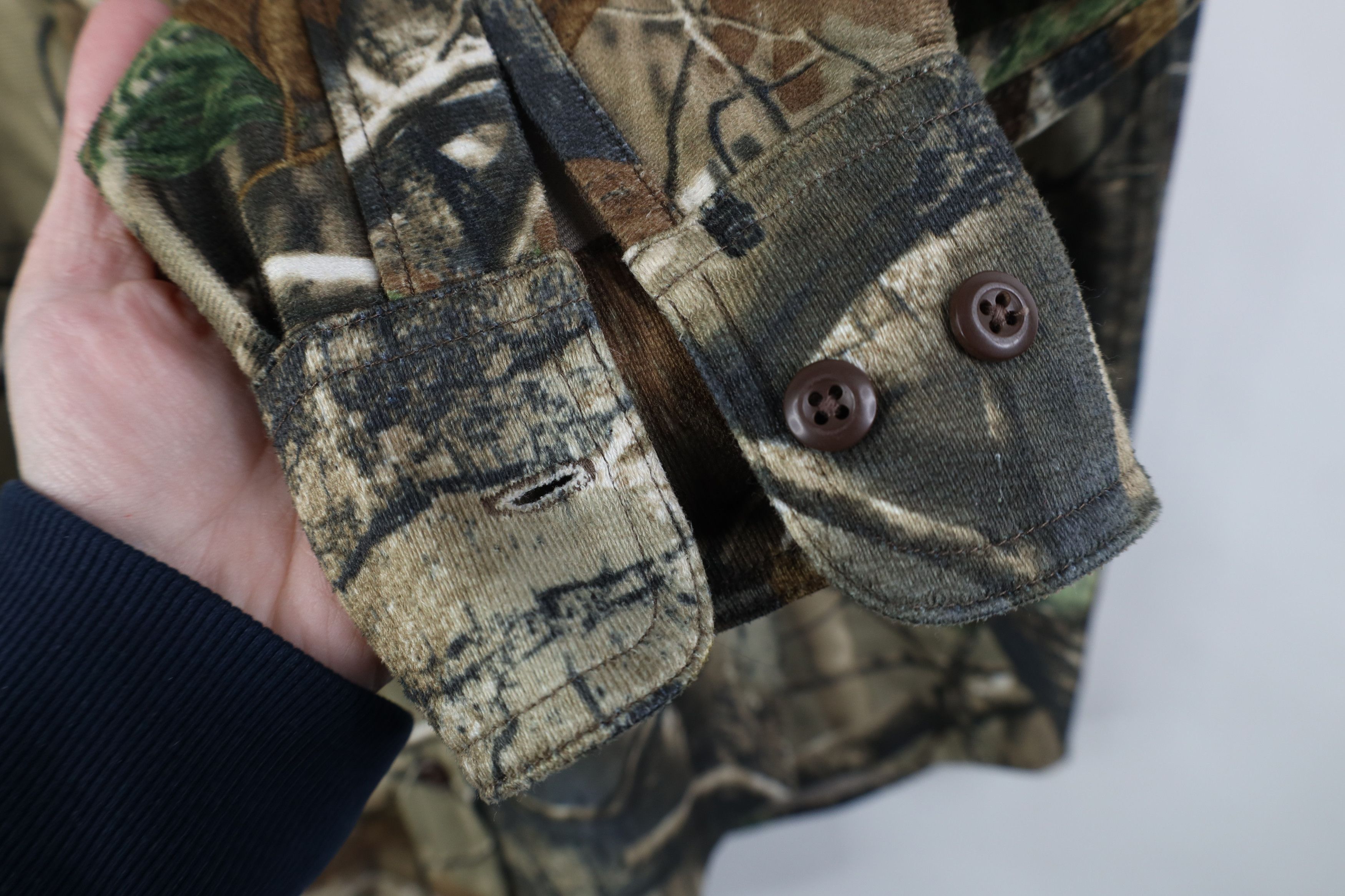 Cabelas Vintage 90s Cabelas Soft Cloth Camouflage Button Shirt Size US M / EU 48-50 / 2 - 5 Thumbnail