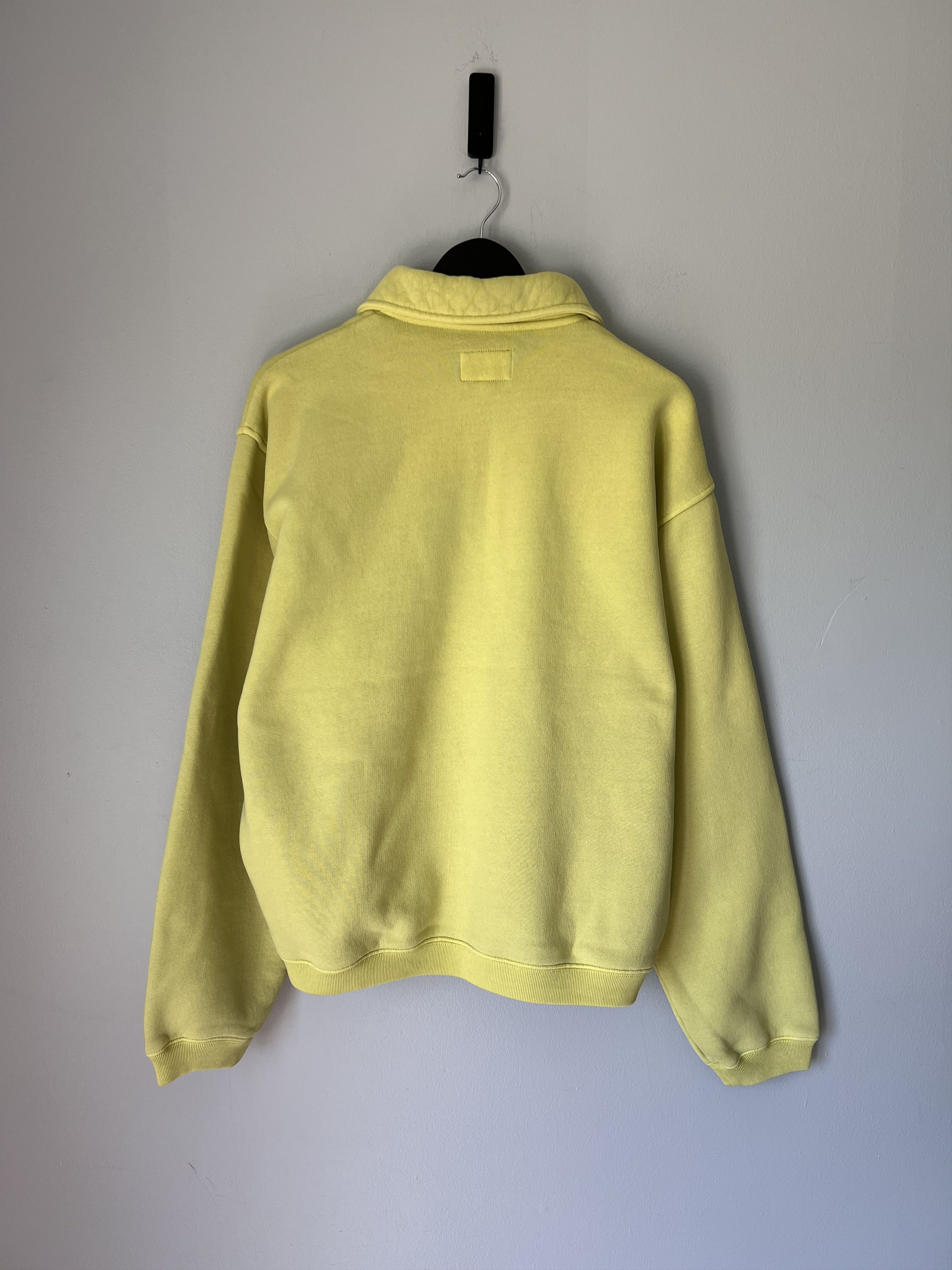 Stussy Stussy Fleece Zip Mock Sweatshirt in Lime Green Size US XL / EU 56 / 4 - 5 Thumbnail