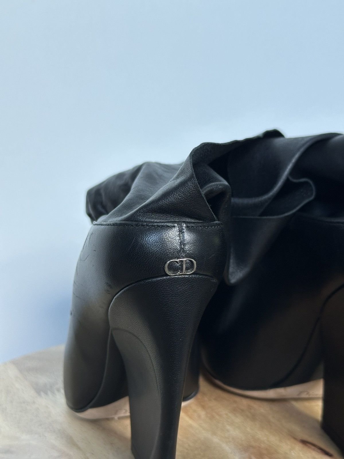 Designer × Dior Dior leather tied boots Rare Size US 5 / IT 35 - 8 Thumbnail
