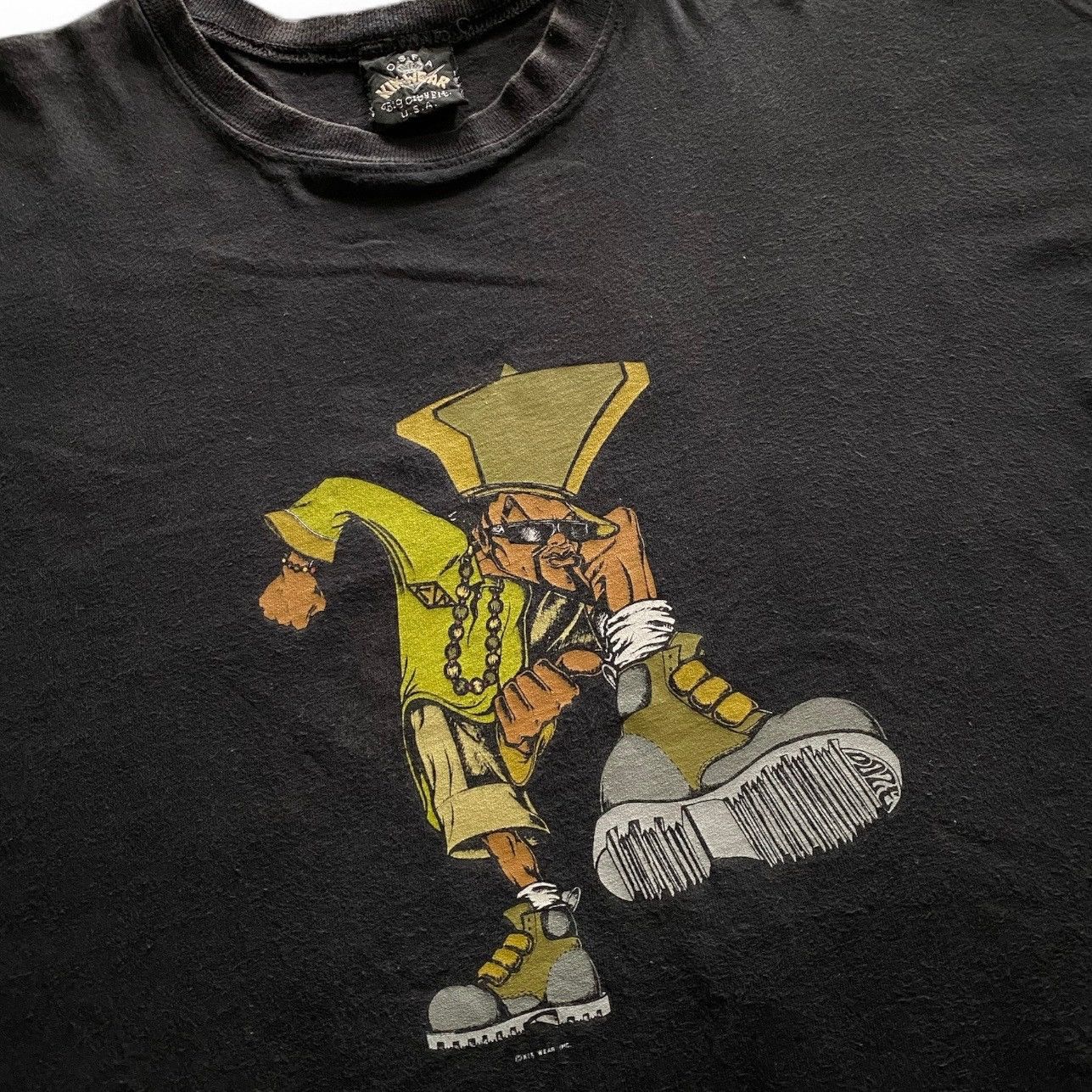 JNCO × Vintage Crazy Vintage Rare 90s Kikwear JNCO style rave t shirt Size US XL / EU 56 / 4 - 3 Thumbnail