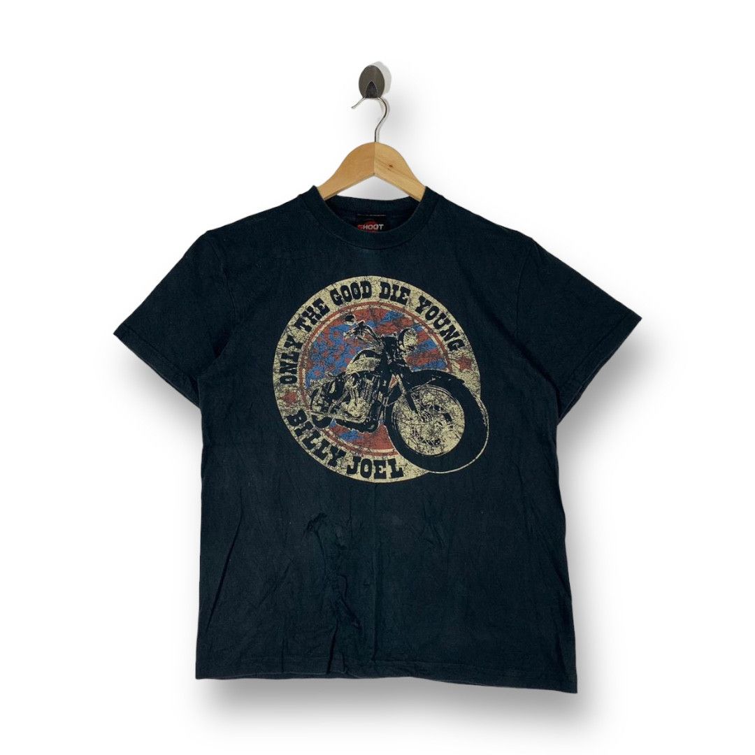 Other Vintage 90s Billy Joel Motorcycle Tee Size US M / EU 48-50 / 2 - 1 Thumbnail