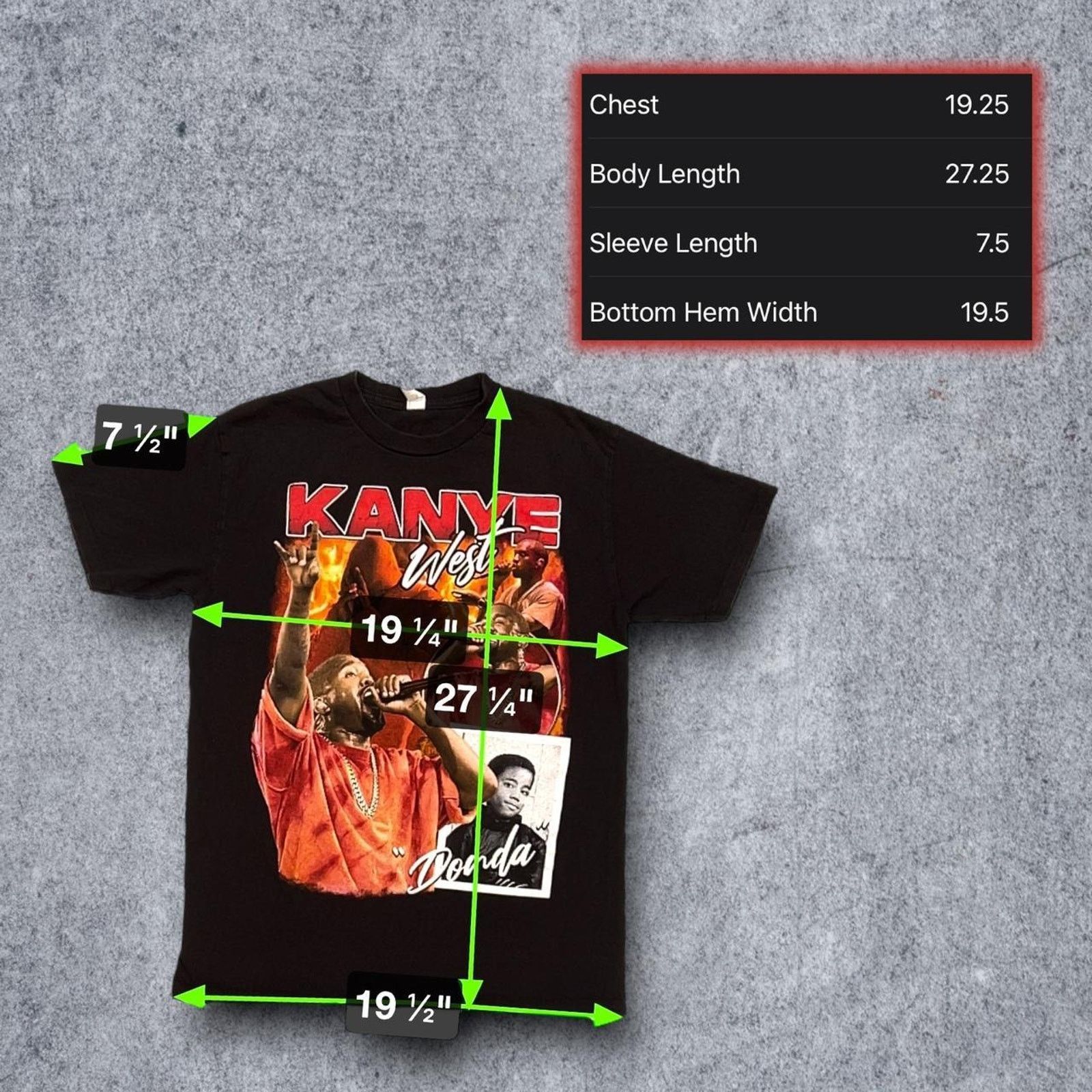 Other Kanye West “Donda” Graphic Retro Hip Hop Style T-shirt Size US S / EU 44-46 / 1 - 5 Thumbnail