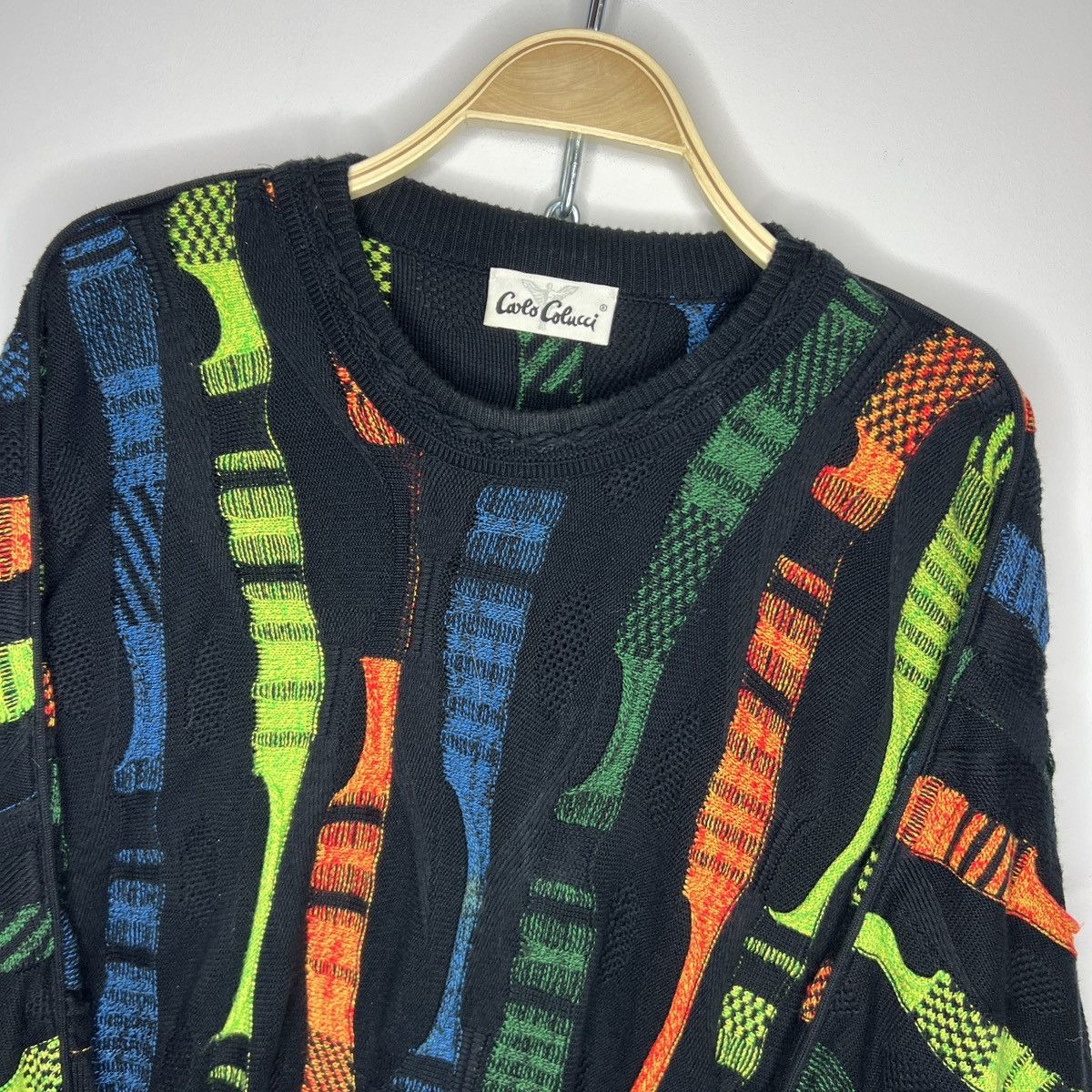 Carlo Colucci Vintage Carlo Colucci Coogi Sweater Jumper Knitwear Wool Size US XL / EU 56 / 4 - 5 Thumbnail