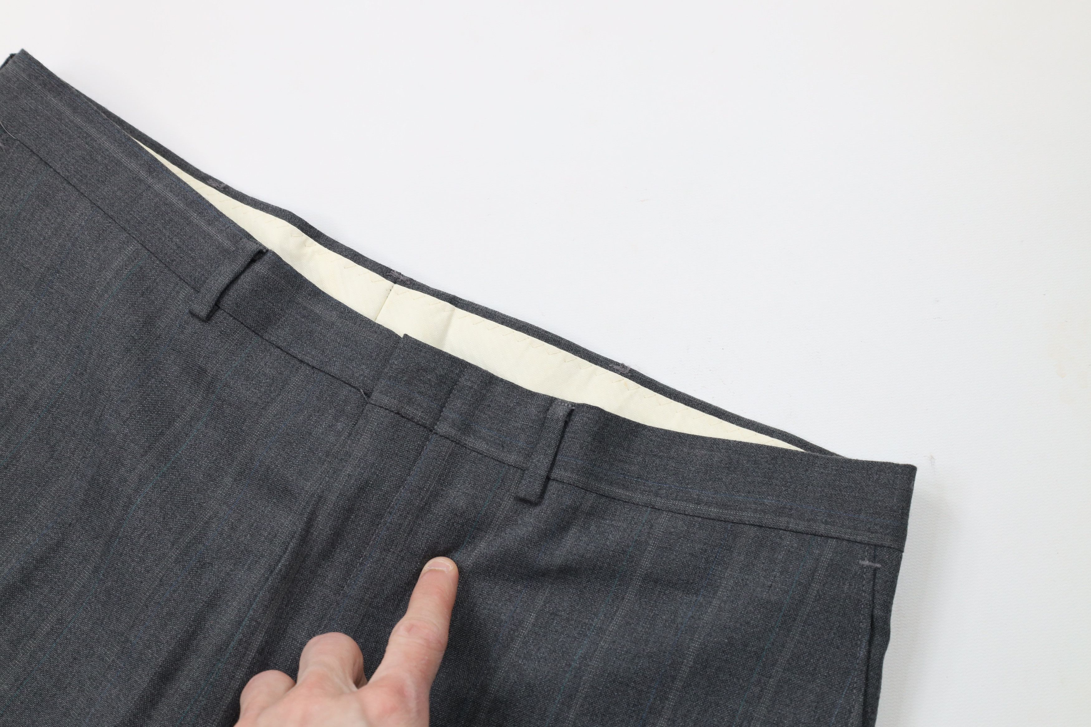 Vintage Vintage 90s Streetwear Striped Wide Leg Chino Pants USA Size US 38 / EU 54 - 5 Thumbnail