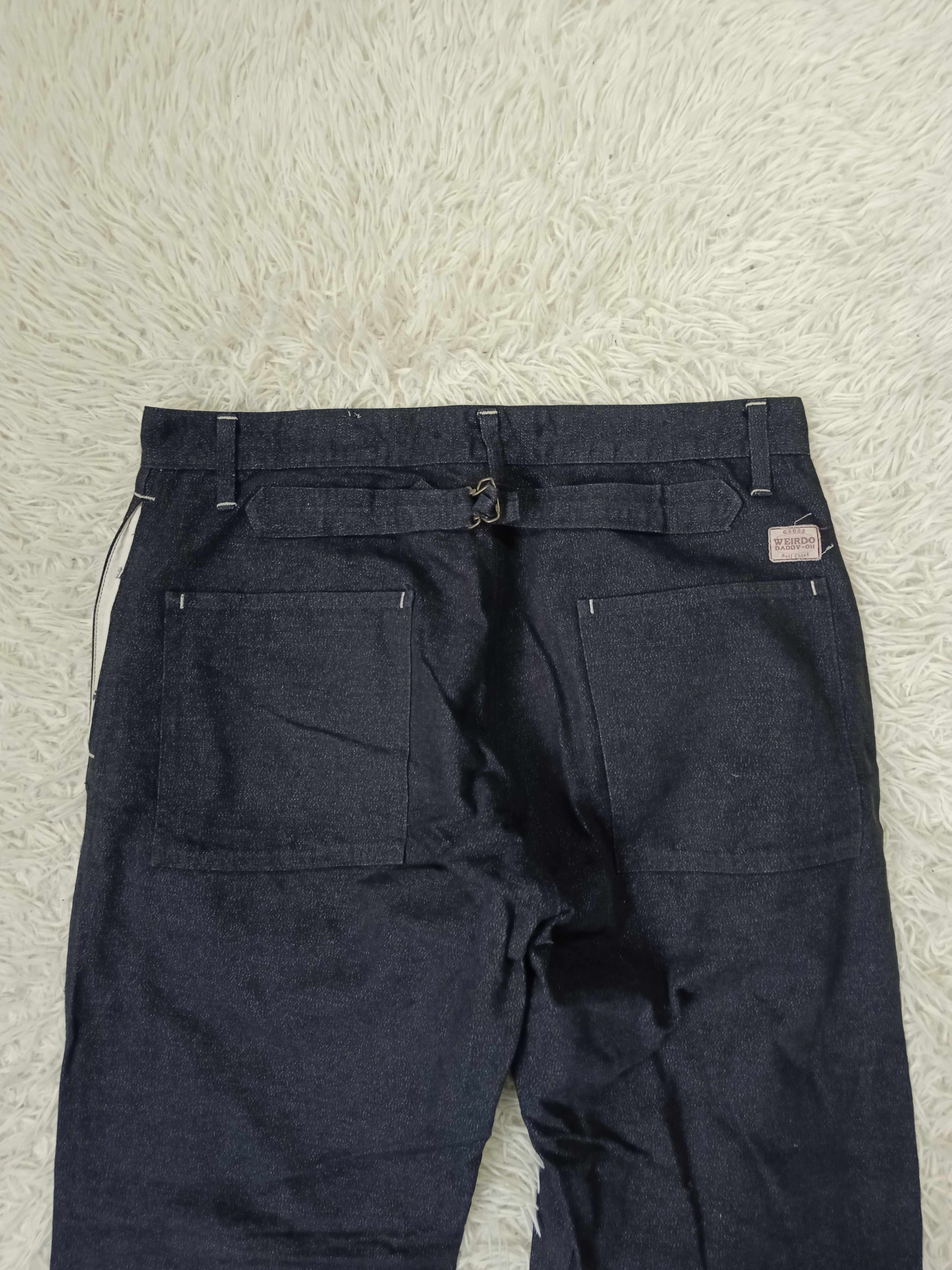 Japanese Brand WIDE PANTS WEIRDO DADDY OH RAIL CHIEF Size US 34 / EU 50 - 4 Thumbnail