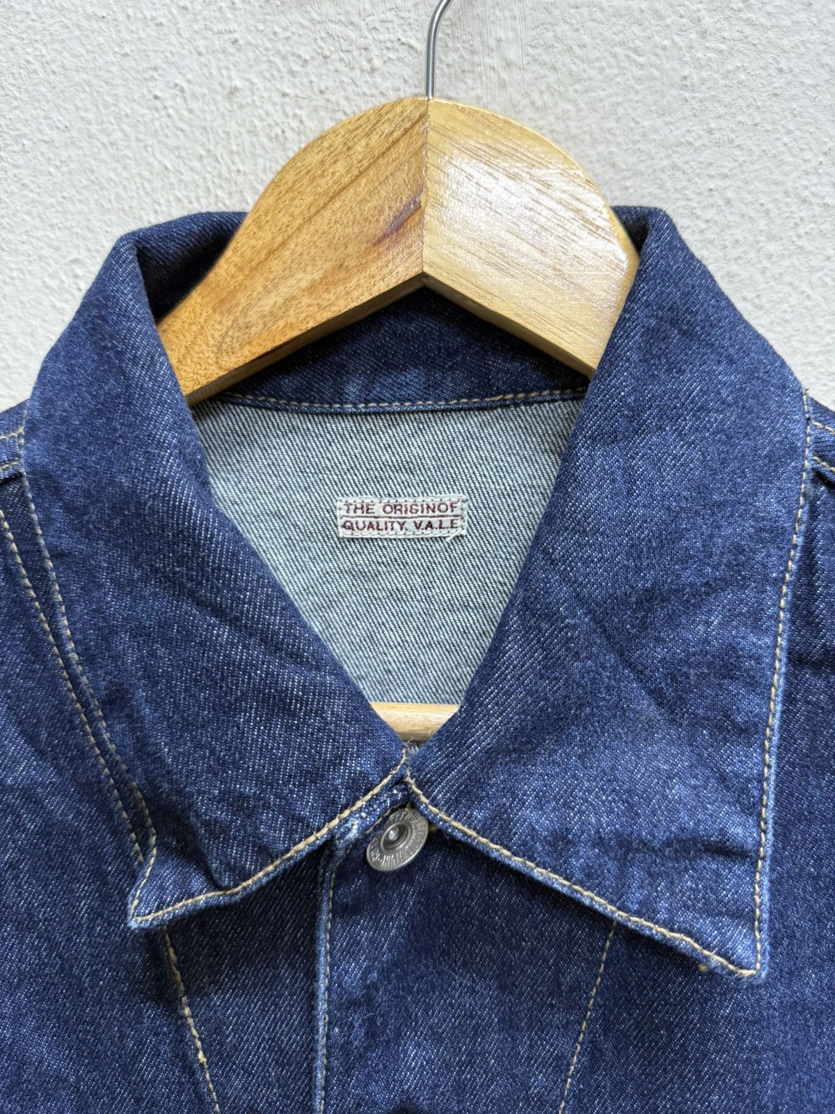 Japanese Brand The Origin Of Quality V.A.L.E. Denim Jacket Size S / US 4 / IT 40 - 20 Thumbnail