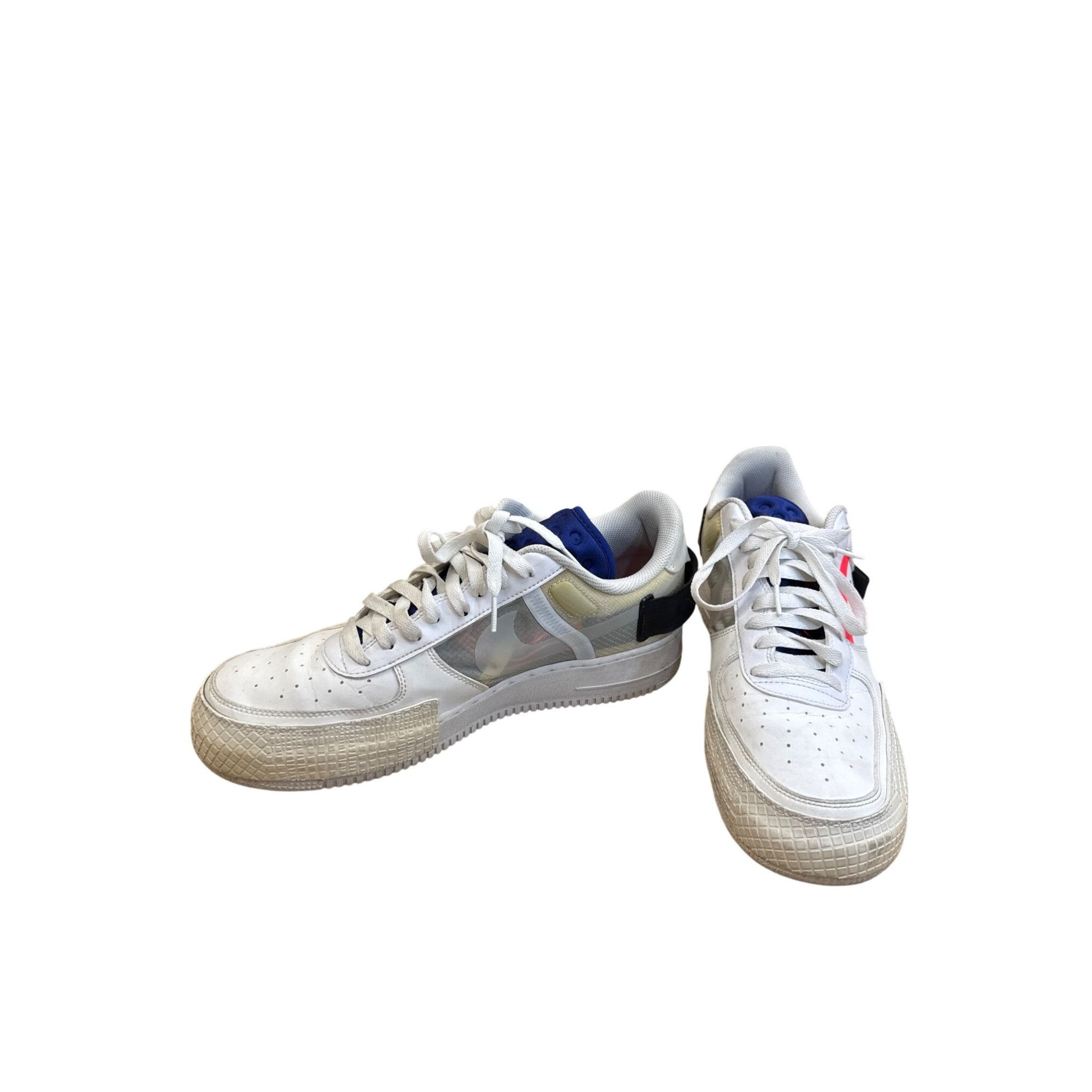 Nike Nike Air Force 1 Type Summit CI0054-100 Mens white sneakers Size US 12 / EU 45 - 2 Thumbnail
