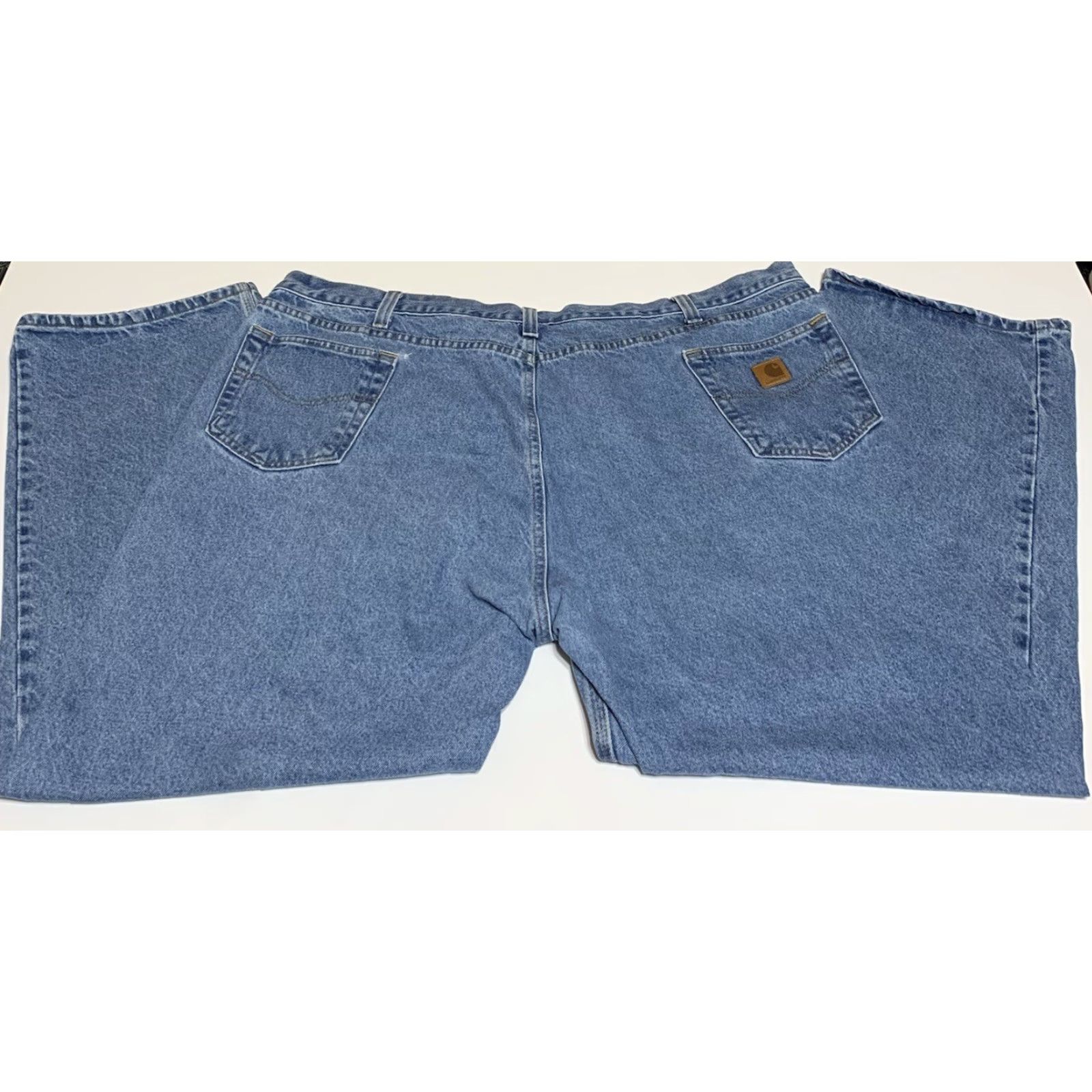Carhartt VINTAGE Carhartt Jeans Mens 48x31 Relaxed Fit Work Blue 5-Pocket Denim Blue Mens Jeans Size US 32 / EU 48 - 2 Thumbnail