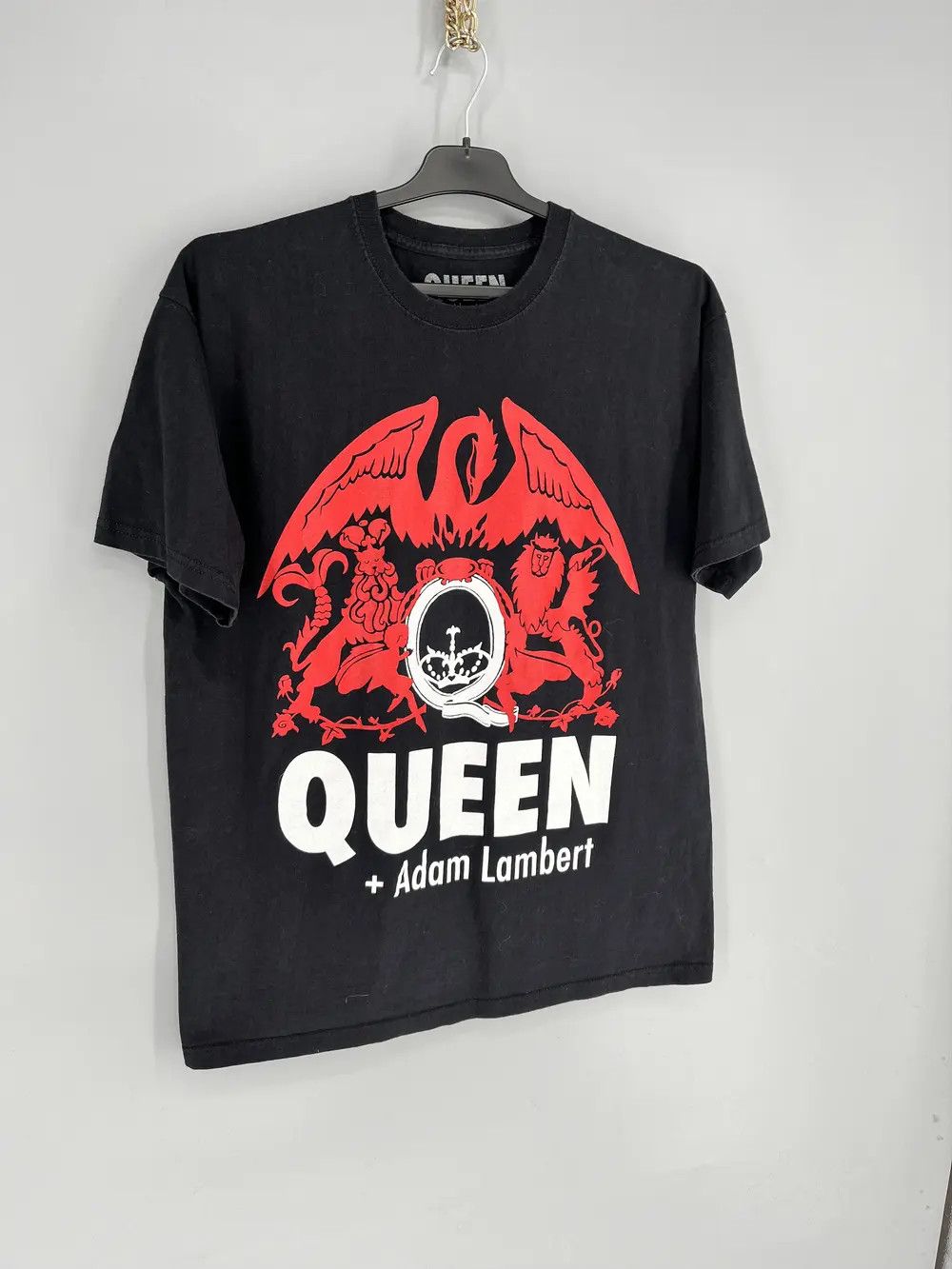 Band Tees Vtg Queen + Adam Lambert Live in Concert Tee Punk Rock Band Size US L / EU 52-54 / 3 - 2 Thumbnail