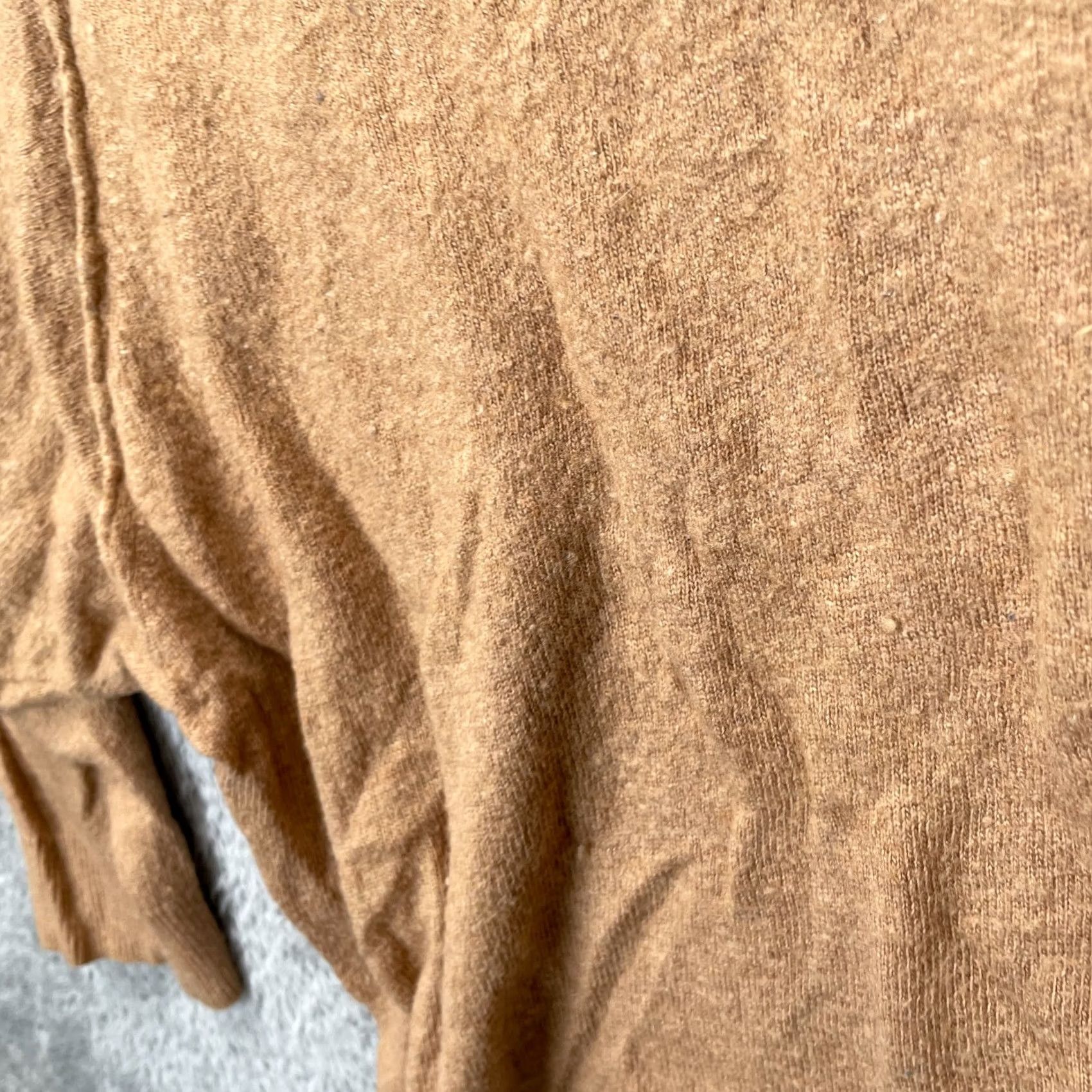 J.Crew J.CREW Sweater Womens Small Beige Cropped Dolman Sleeve Knit Mock Neck Pullover Short Sleeve Vintage? Size S / US 4 / IT 40 - 6 Thumbnail