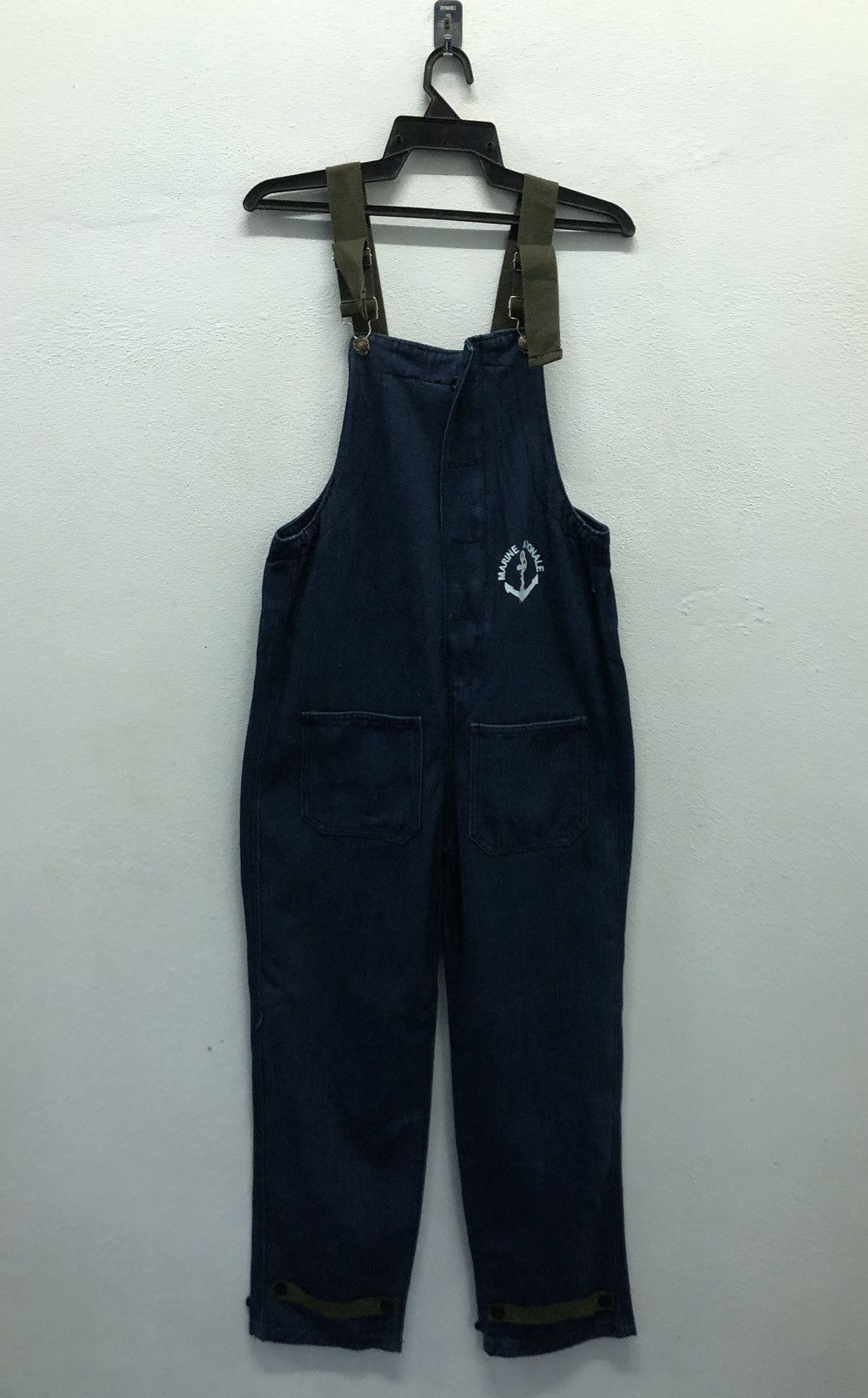 Vintage Vintage Jeans Marine Ationale Overalls Size US 36 / EU 52 - 1 Thumbnail