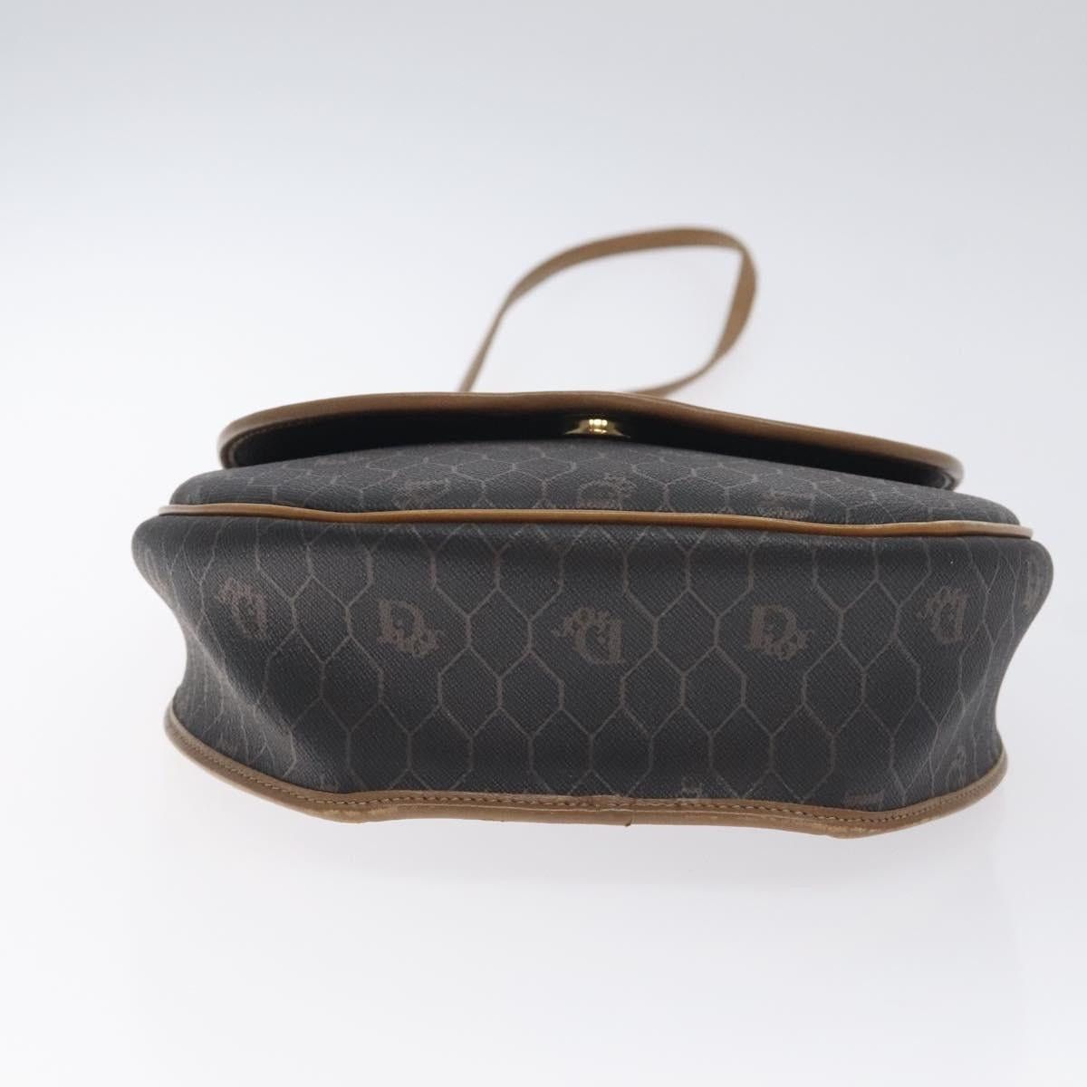 Dior DIOR Honeycomb Canvas Shoulder Bag Pvc Leather Black Gold Size ONE SIZE - 9 Thumbnail