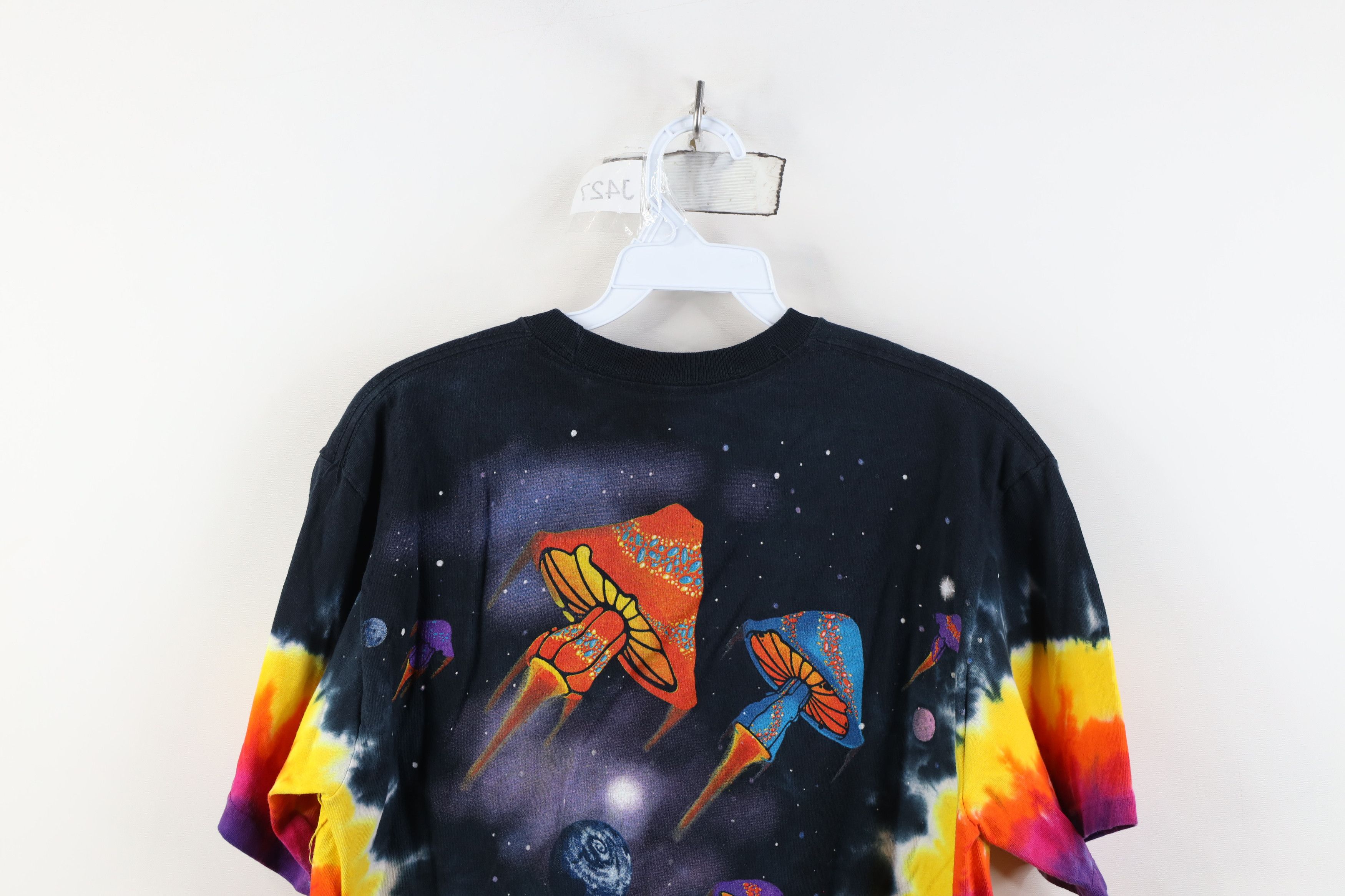 Liquid Blue Y2K Liquid Blue Rainbow Wash Mushroom Trip T-Shirt Trippy Size US M / EU 48-50 / 2 - 11 Thumbnail
