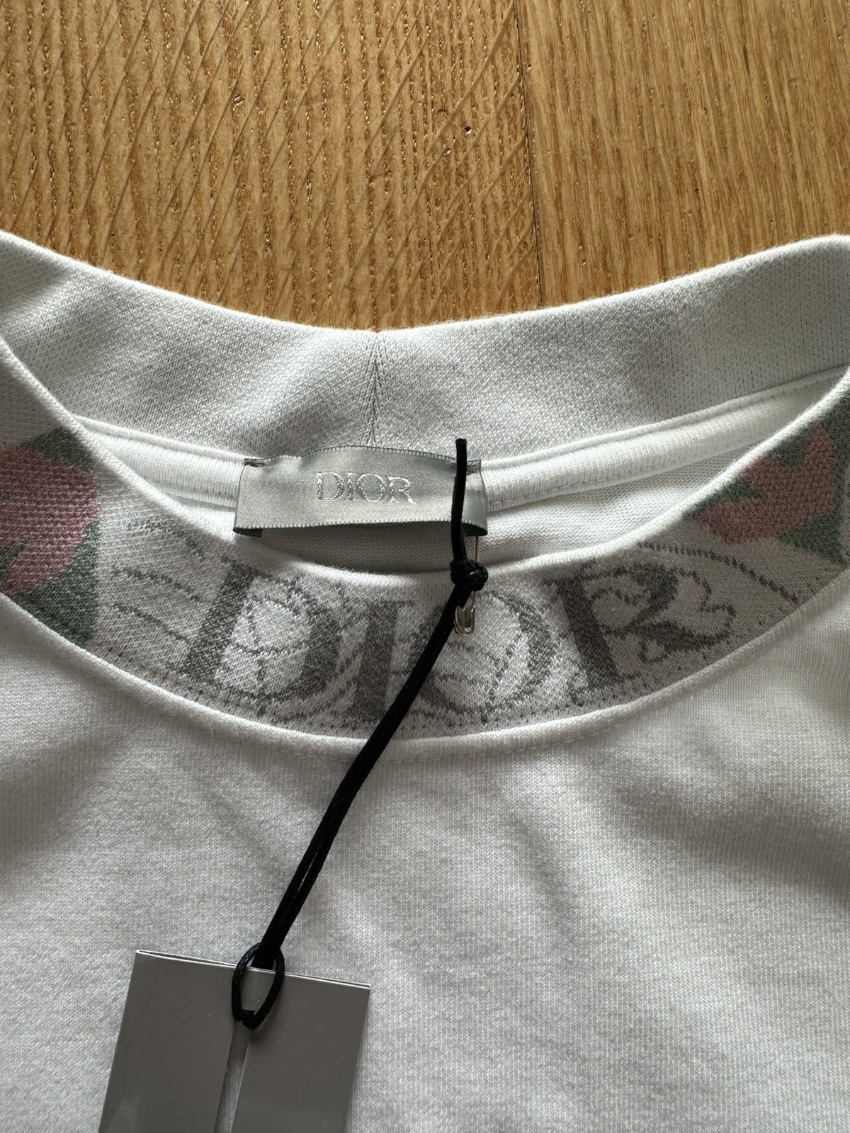 Dior Dior Flower Collar Tee Size US S / EU 44-46 / 1 - 3 Thumbnail