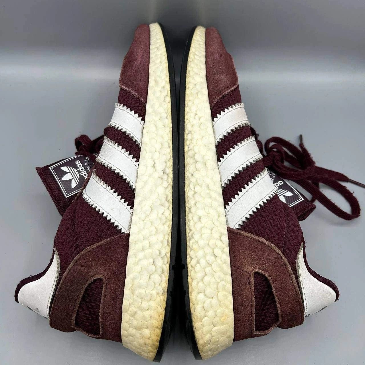 Adidas Adidas I-5923 Sneakers Shoes Men 12 Maroon Athletic D97210 Size US 12 / EU 45 - 4 Thumbnail