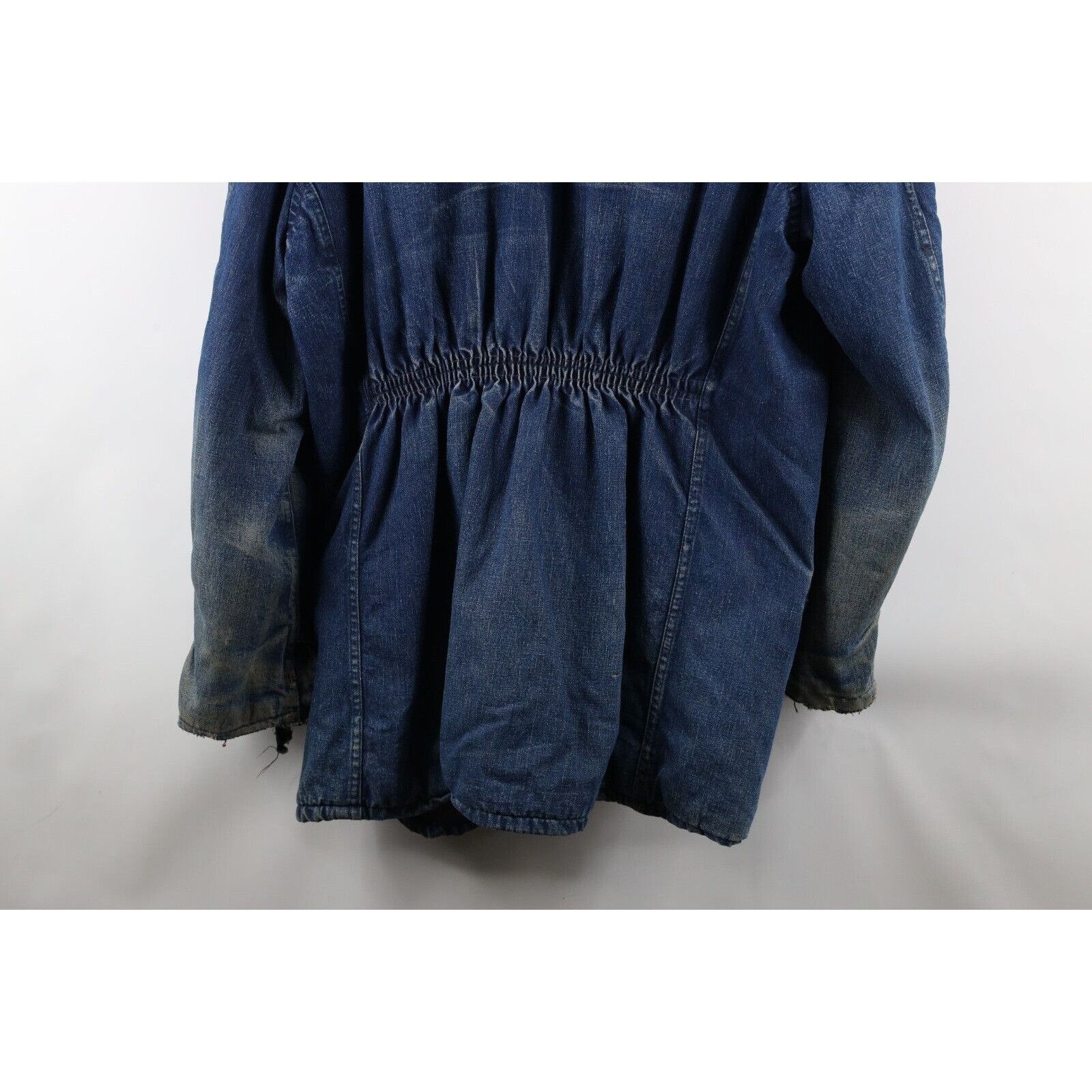 Vintage Vintage 50s Montgomery Ward Blanket Lined Denim Jacket Size US XL / EU 56 / 4 - 19 Thumbnail