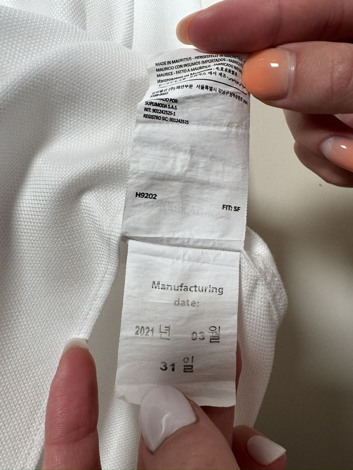 Suitsupply SUITSUPPLY Traveller Shirt 43/17 Slim Cotton Long Sleeve Size US XL / EU 56 / 4 - 9 Thumbnail