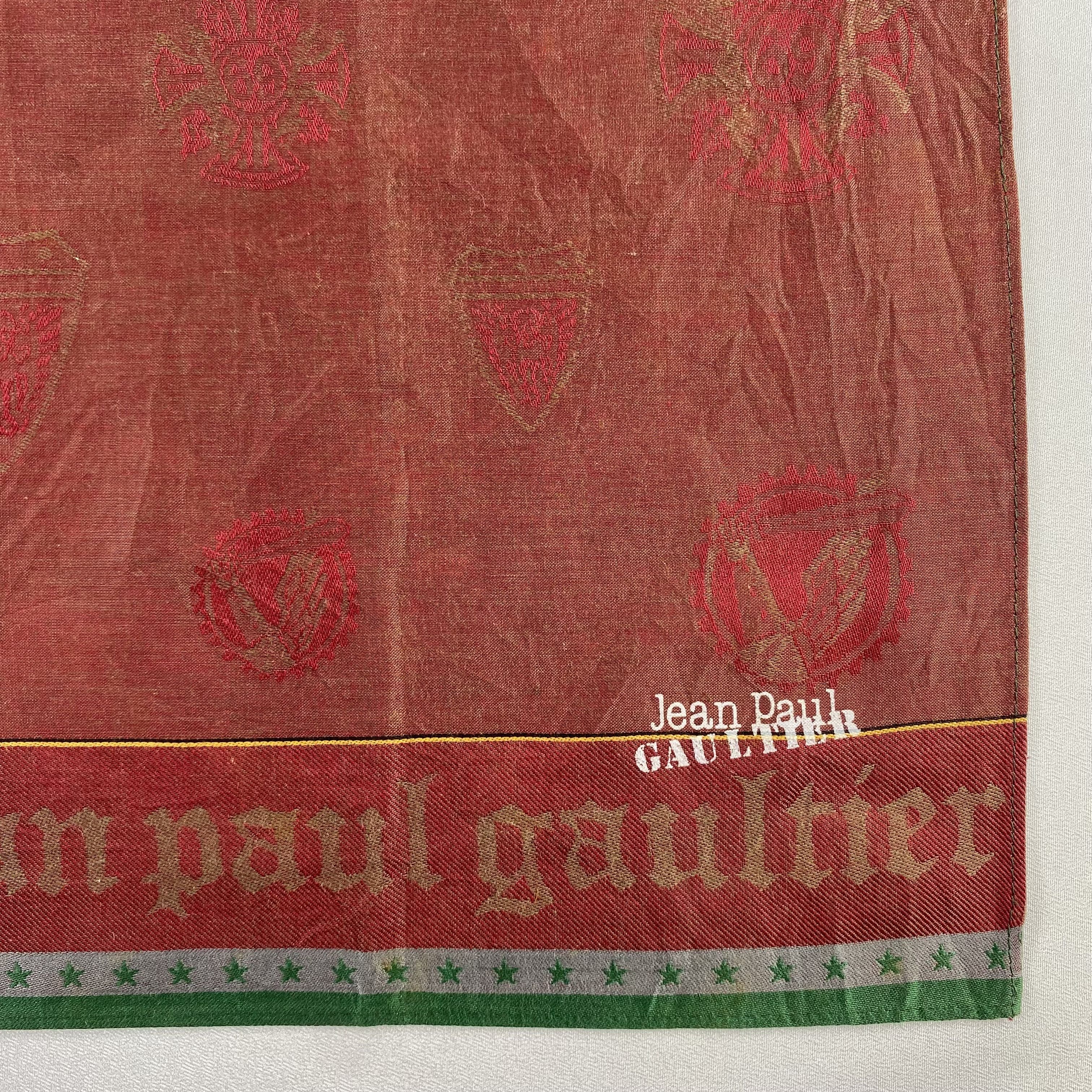 Jean Paul Gaultier × Vintage Jean Paul Gaultier Bandana/ Handkerchief / Neckerchief-P1307 Size ONE SIZE - 3 Thumbnail