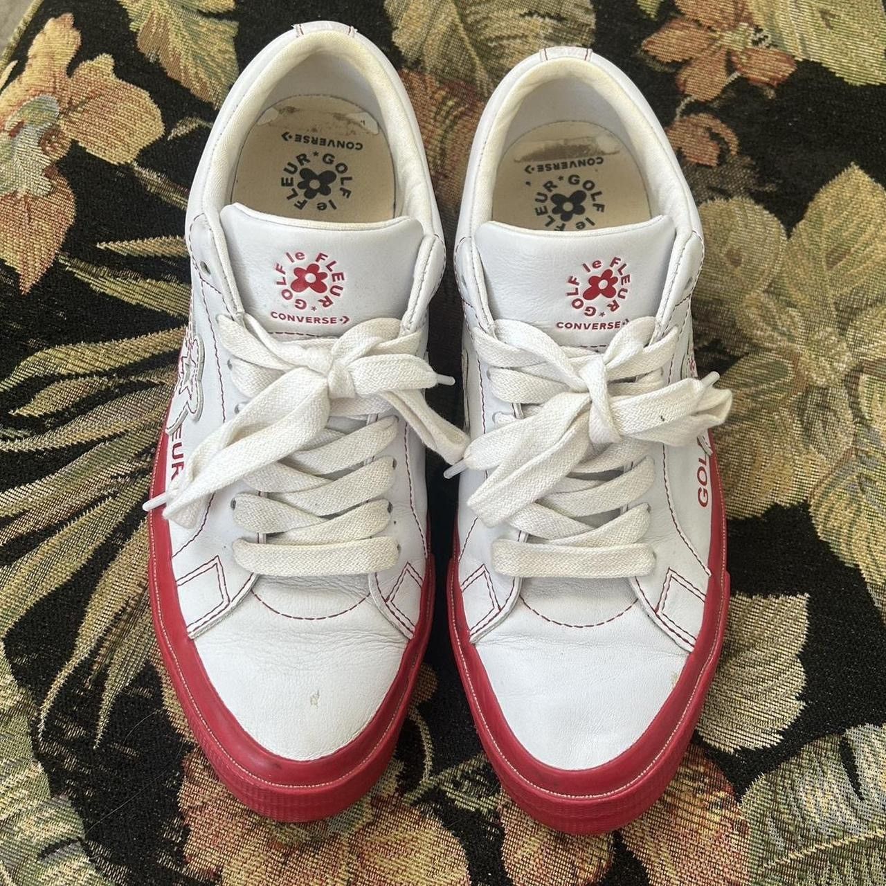 Converse × Golf le Fleur Golf Le Fleur Racing Red Converse One Star Size US 8.5 / EU 41-42 - 7 Thumbnail