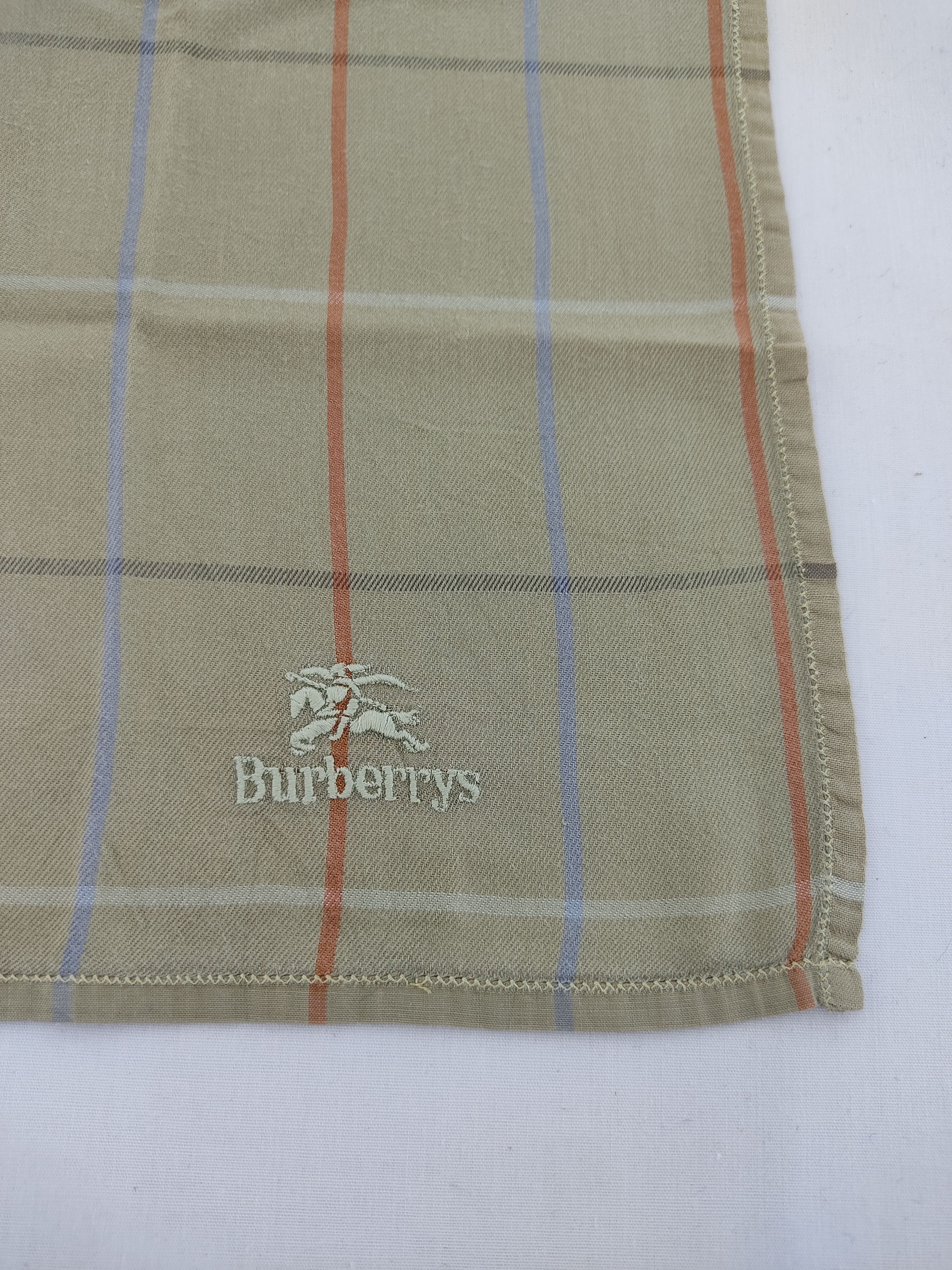 Burberry Vintage Burberry Handkerchief / Neckwear / Bandana Size ONE SIZE - 4 Thumbnail