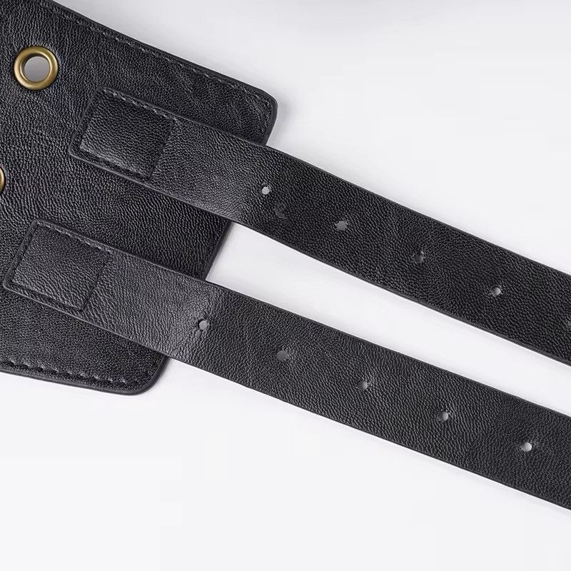 Leather × Vintage Western Style PU Leather Ladies Belt Size ONE SIZE - 10 Thumbnail