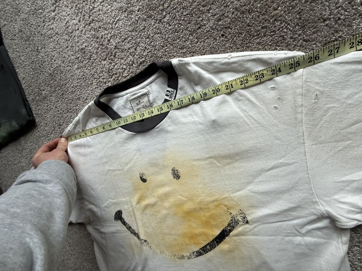 Maison MIHARA YASUHIRO Maison Mihara Yasuhiro smiley face bleached acid was T shirt Size US L / EU 52-54 / 3 - 4 Thumbnail