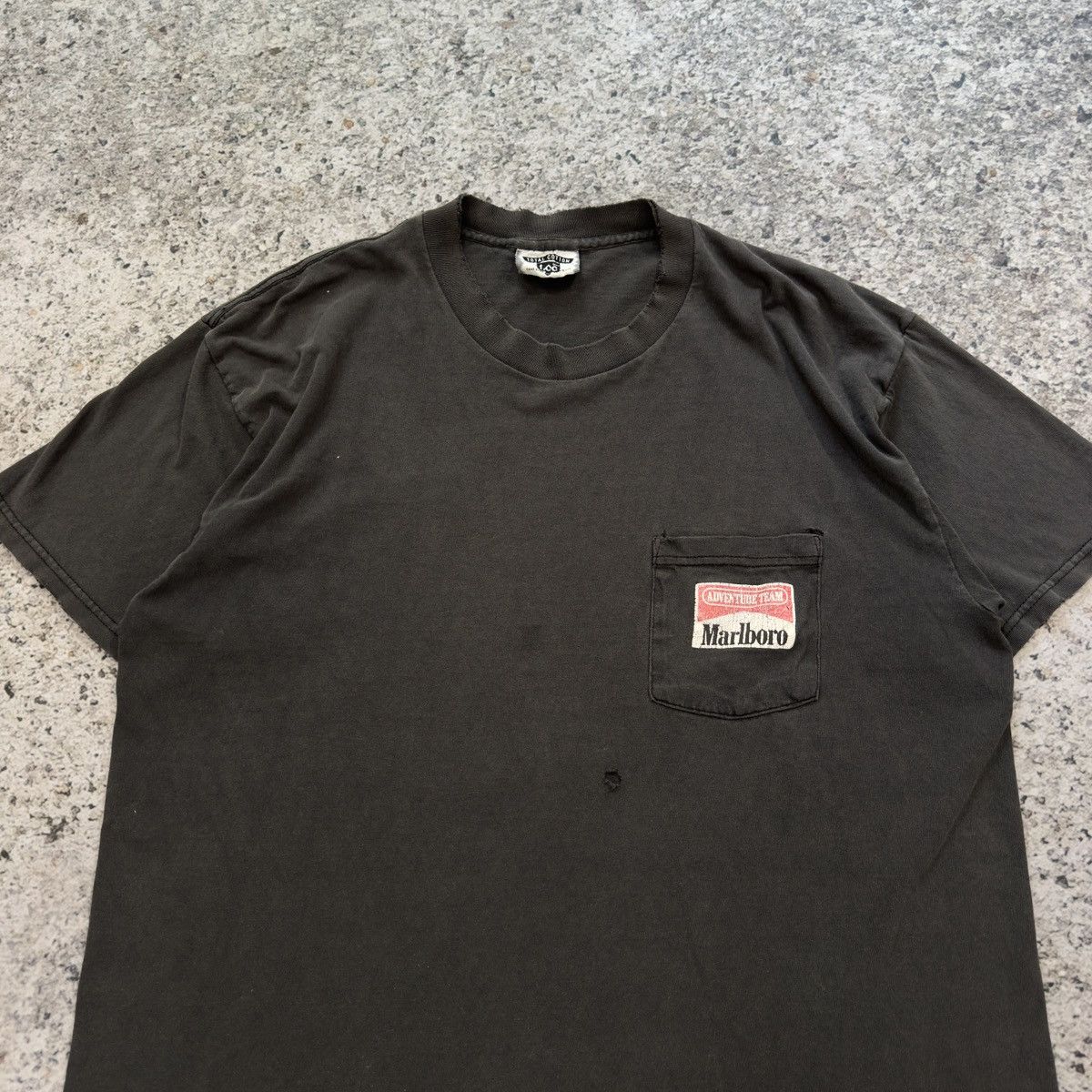 Vintage 90s Marlboro Coyote Bluff Shirt Thrashed Faded ERD Grunge Size US XL / EU 56 / 4 - 3 Thumbnail