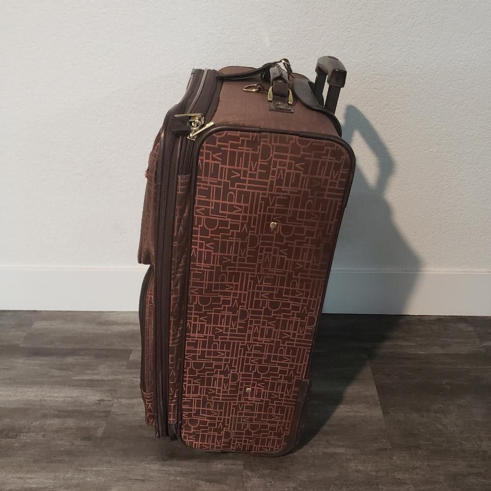 Diane von Furstenberg Chocolate | DVF | Signature Logo L Luggage Size ONE SIZE - 3 Thumbnail