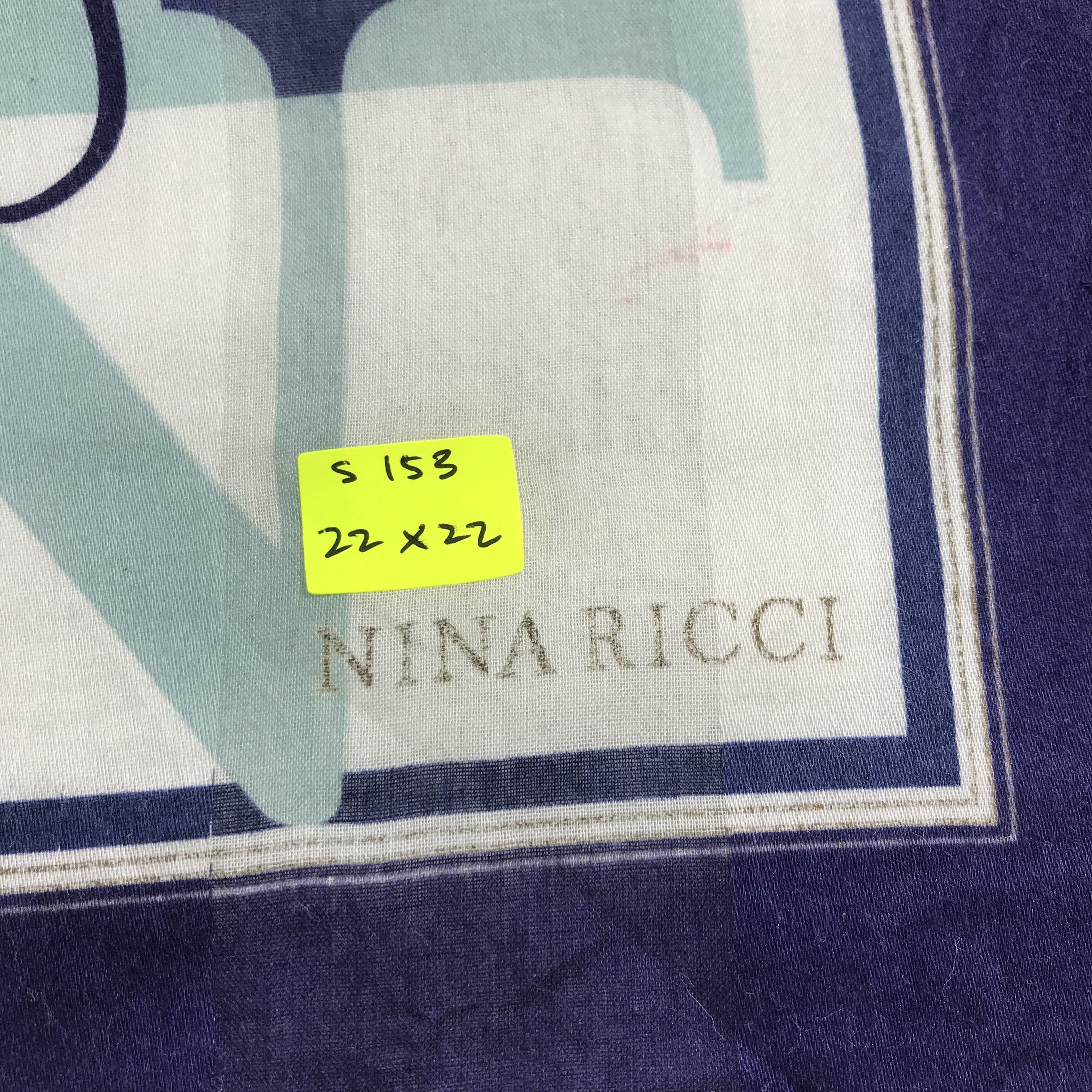 Nina Ricci × Vintage Nina Ricci Bandana / Handkerchief / Neckerchief - S153 Size ONE SIZE - 5 Thumbnail